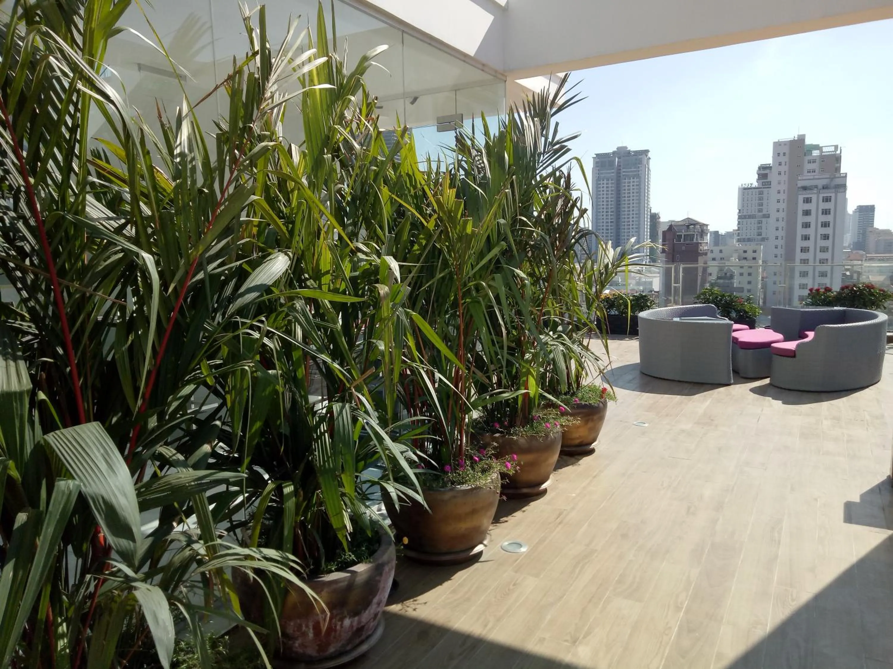 City view in V Boutique Hotel