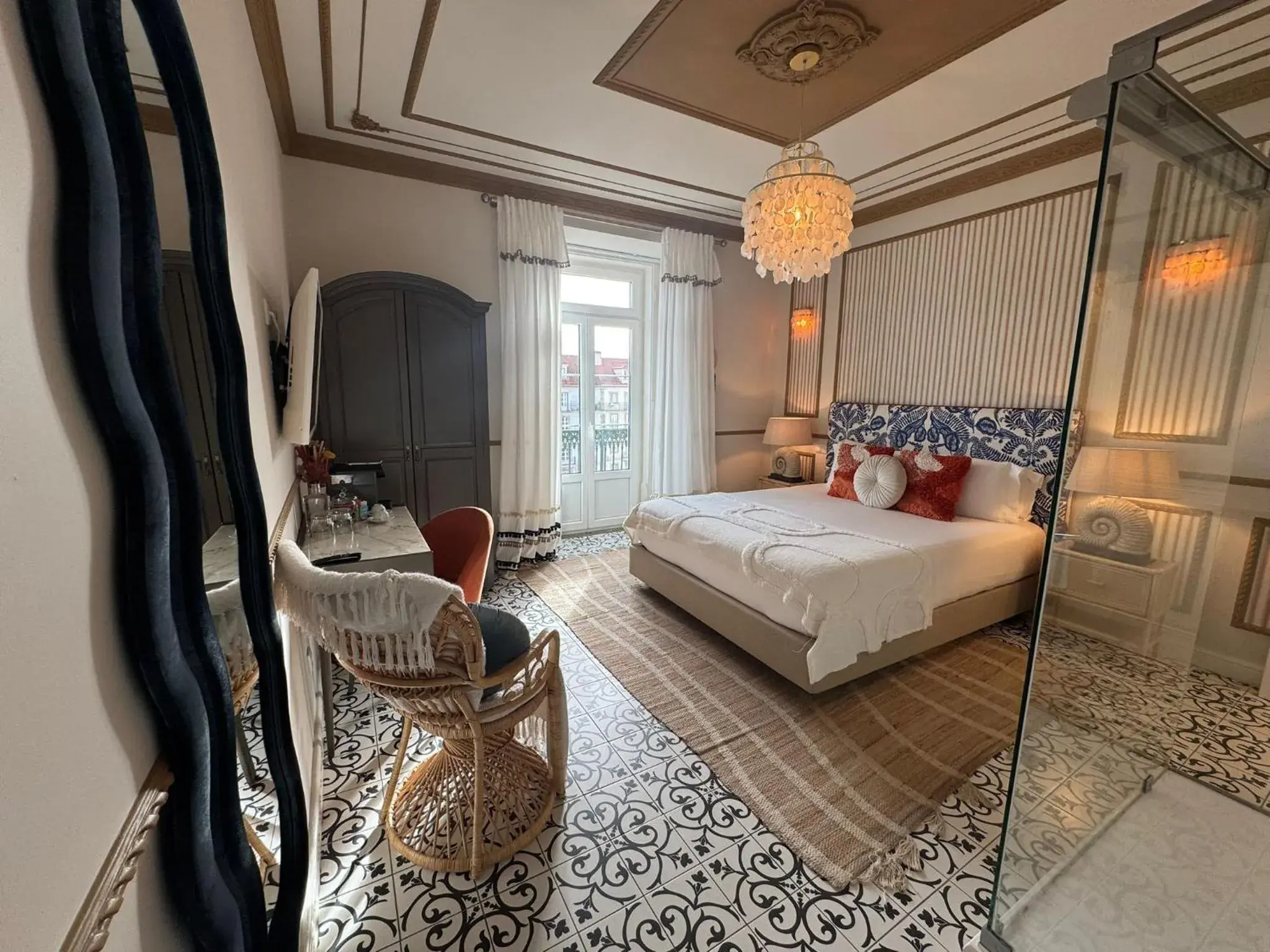 Double Room with Square View in Solar dos Poetas Double Room with Square View in Solar dos Poetas