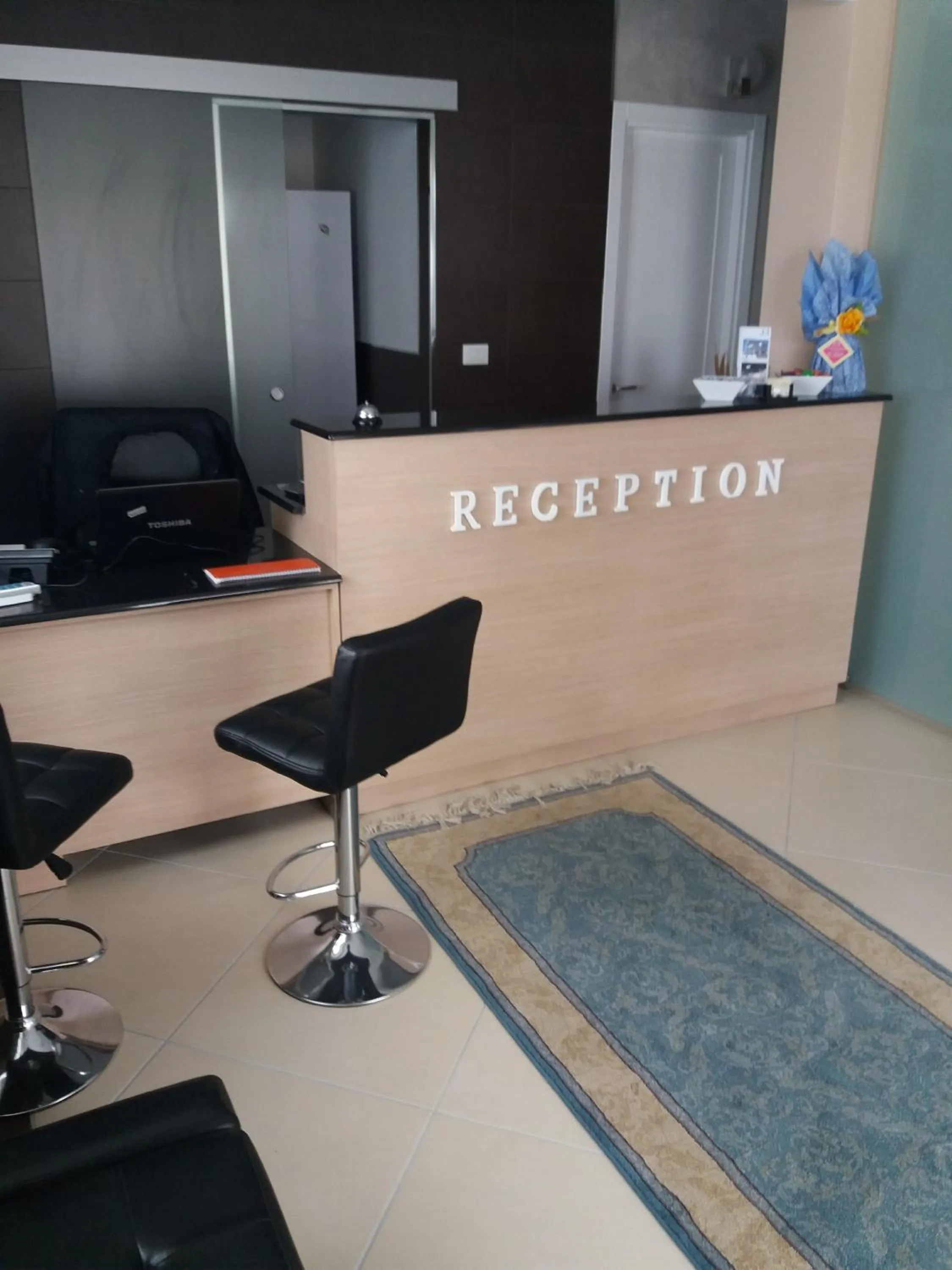 Lobby or reception in Hotel Blue Sky - San Foca