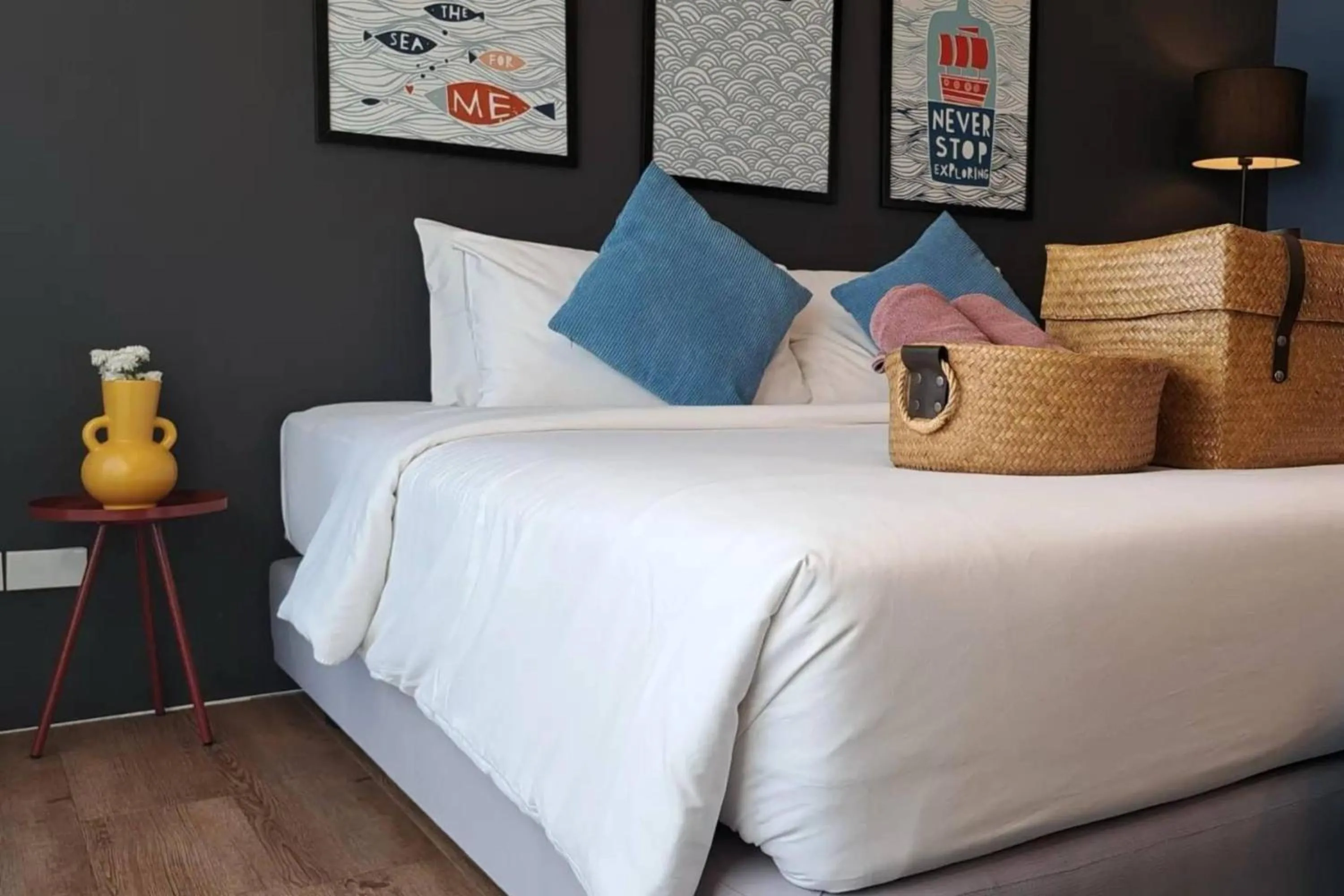 Bed in The Seaton House