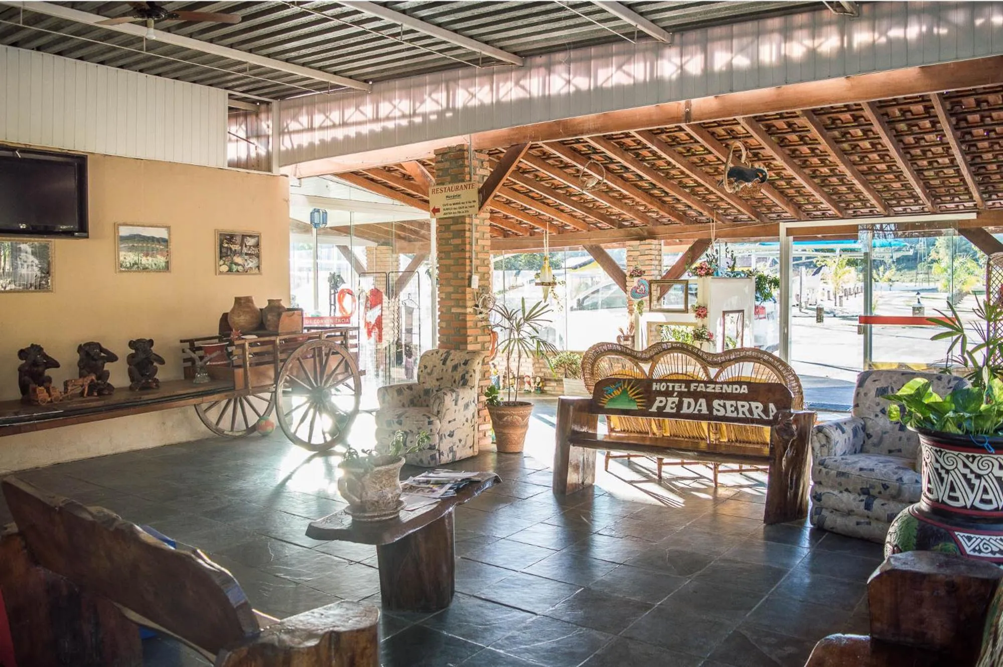 Property building in Hotel Fazenda Pé da Serra