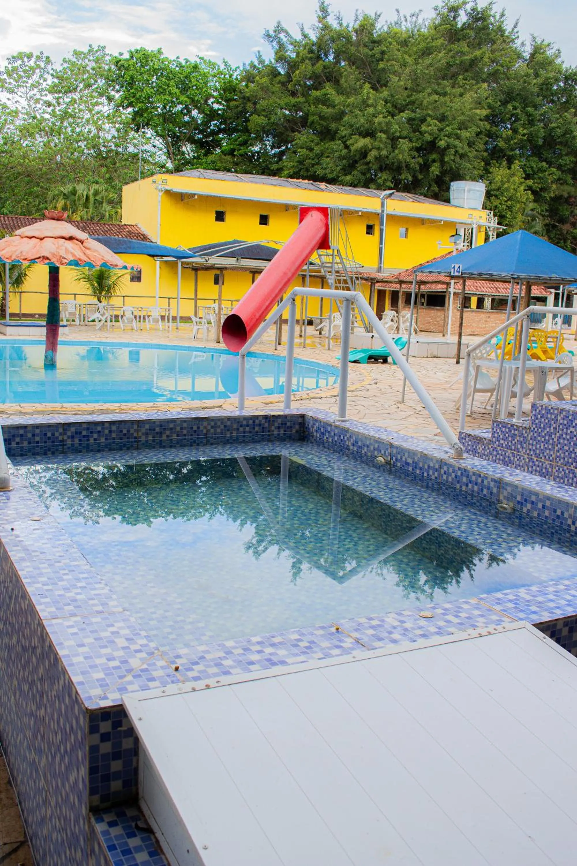 Pool view in Hotel Fazenda Pé da Serra