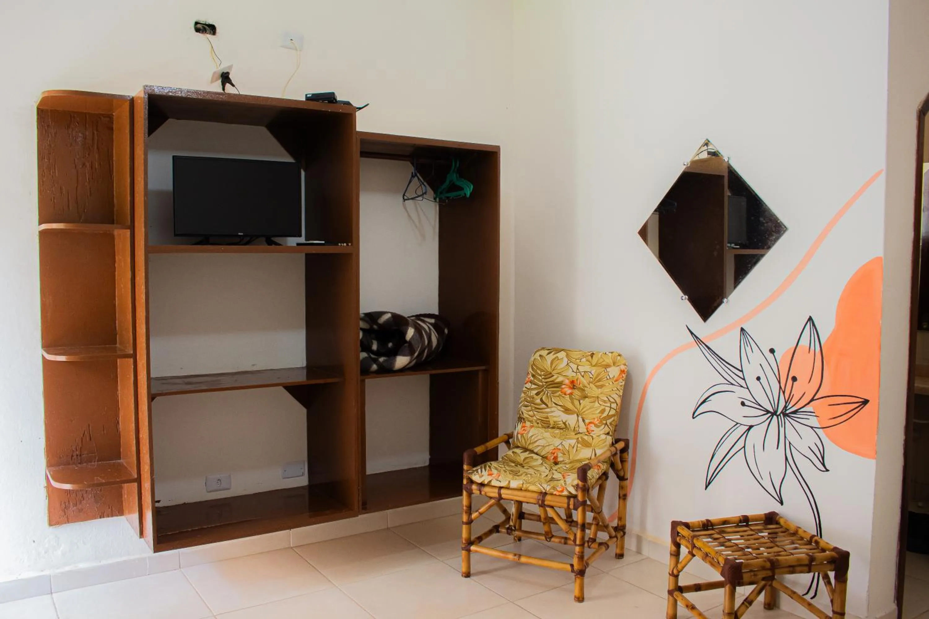 Communal lounge/ TV room in Hotel Fazenda Pé da Serra