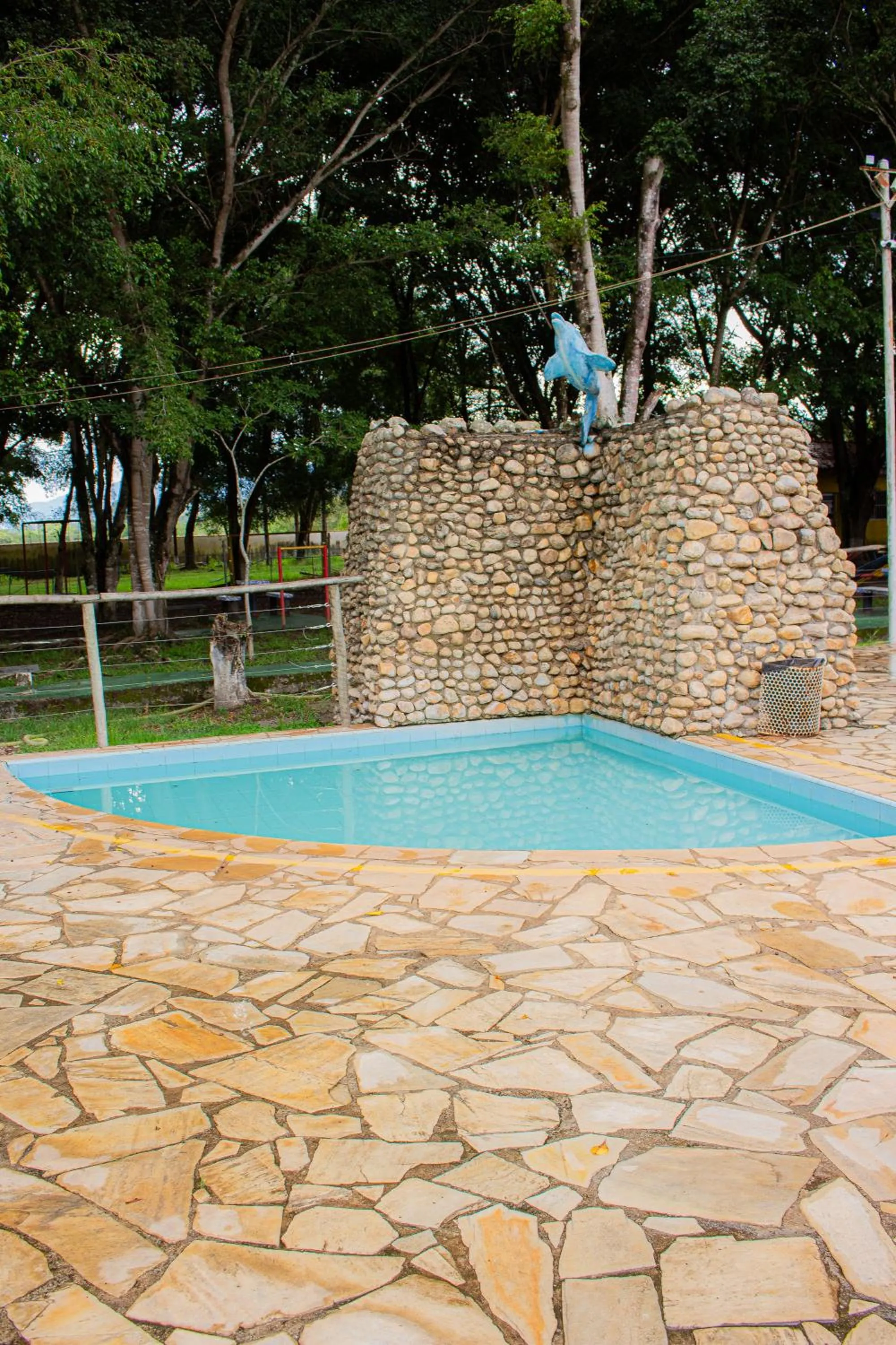 Pool view in Hotel Fazenda Pé da Serra