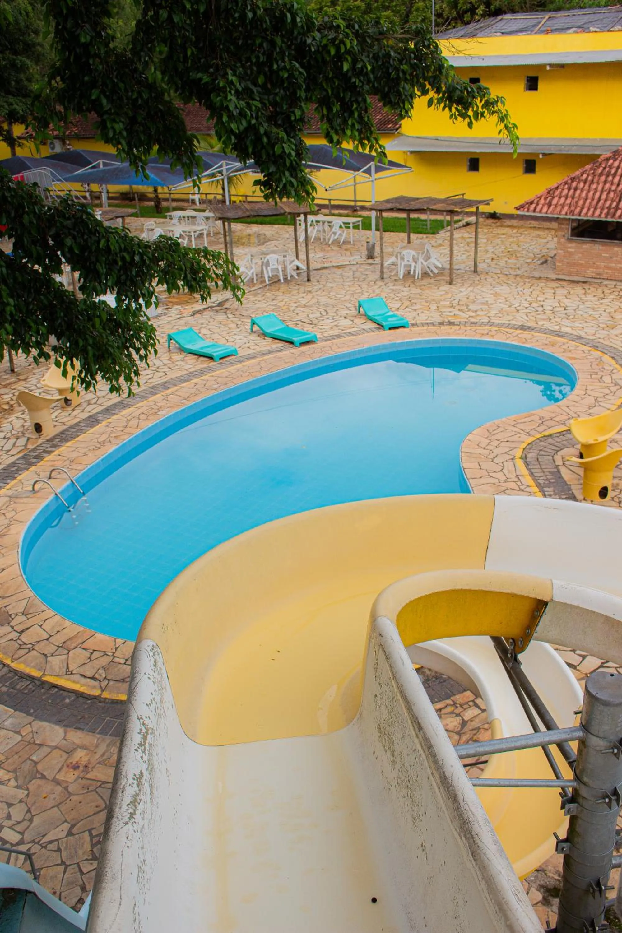 Pool view in Hotel Fazenda Pé da Serra