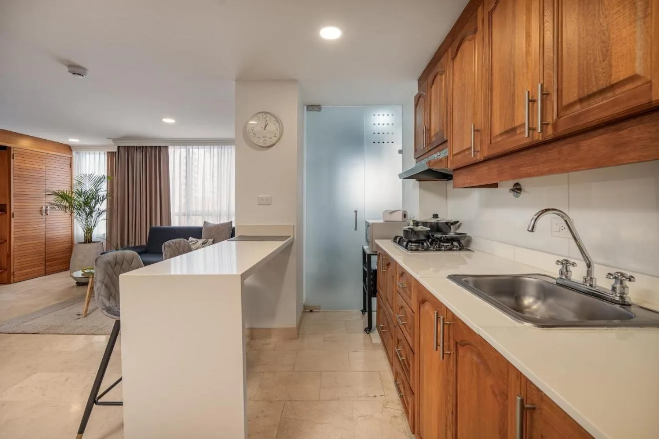 Kitchen or kitchenette in Alcazar de Oviedo by EE Hoteles