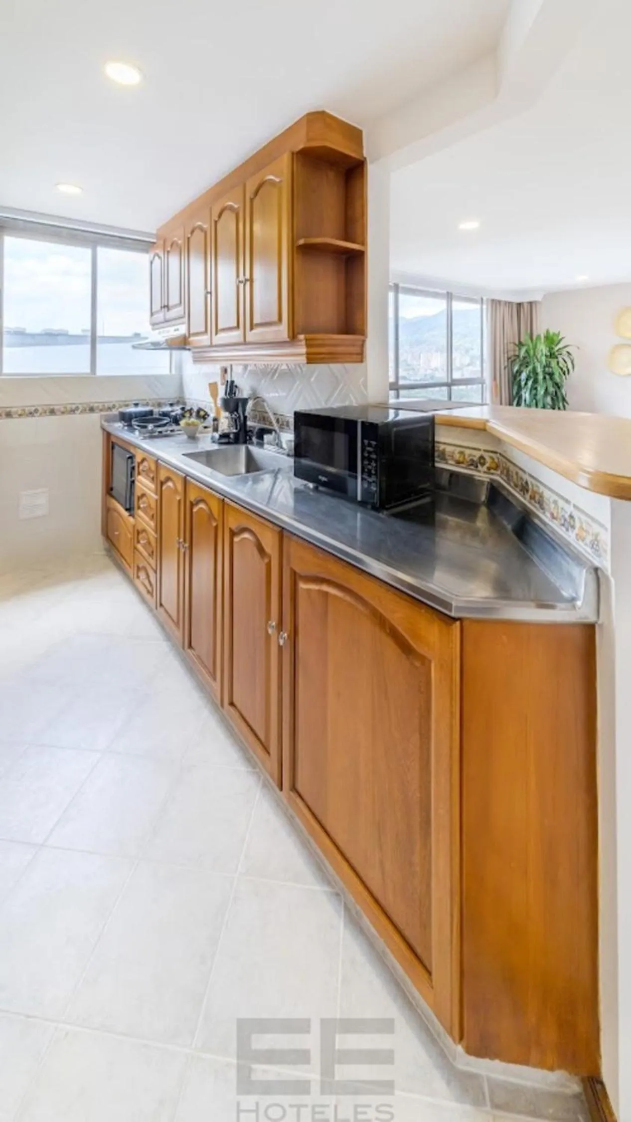 kitchen in Alcazar de Oviedo by EE Hoteles