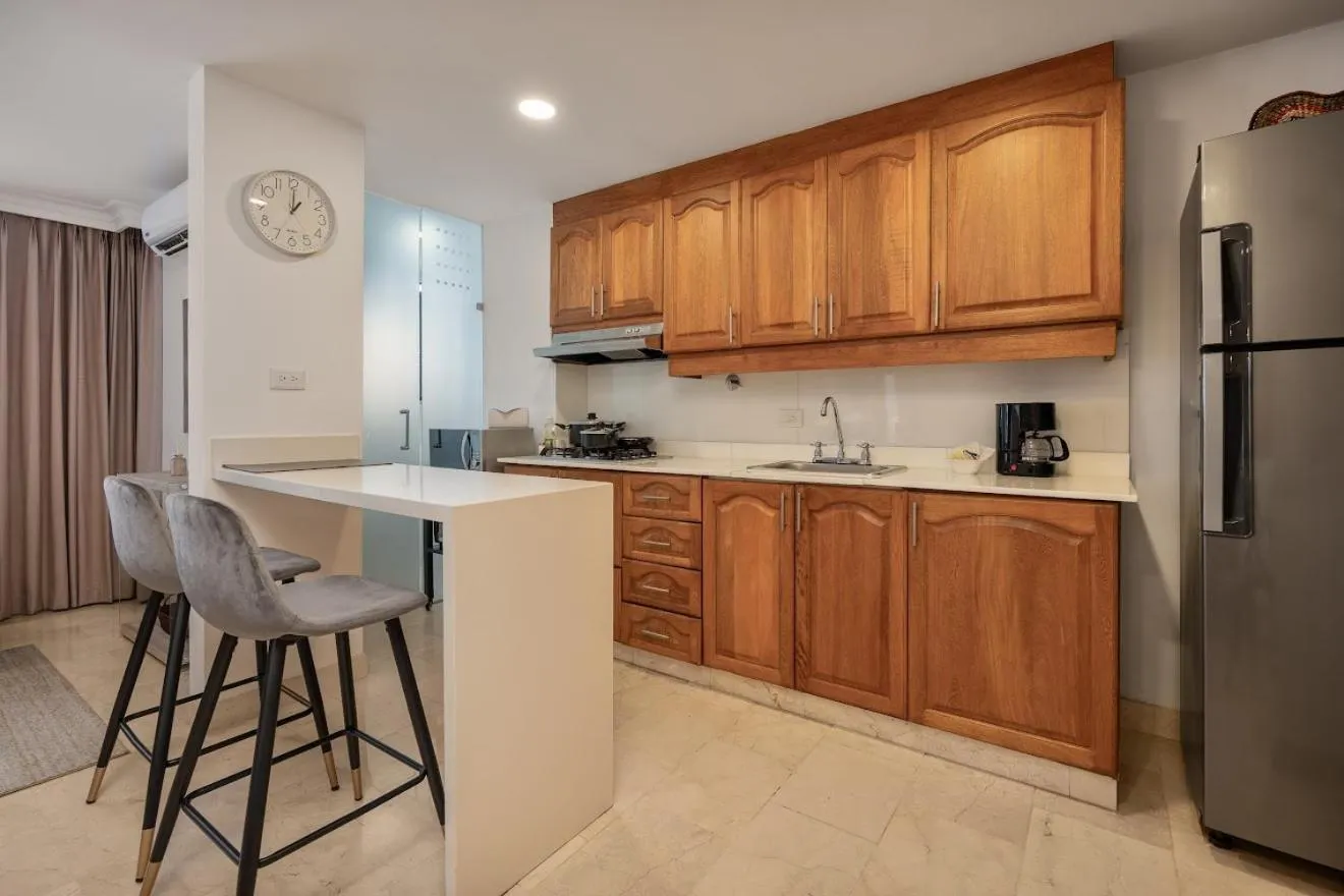 Kitchen or kitchenette in Alcazar de Oviedo by EE Hoteles