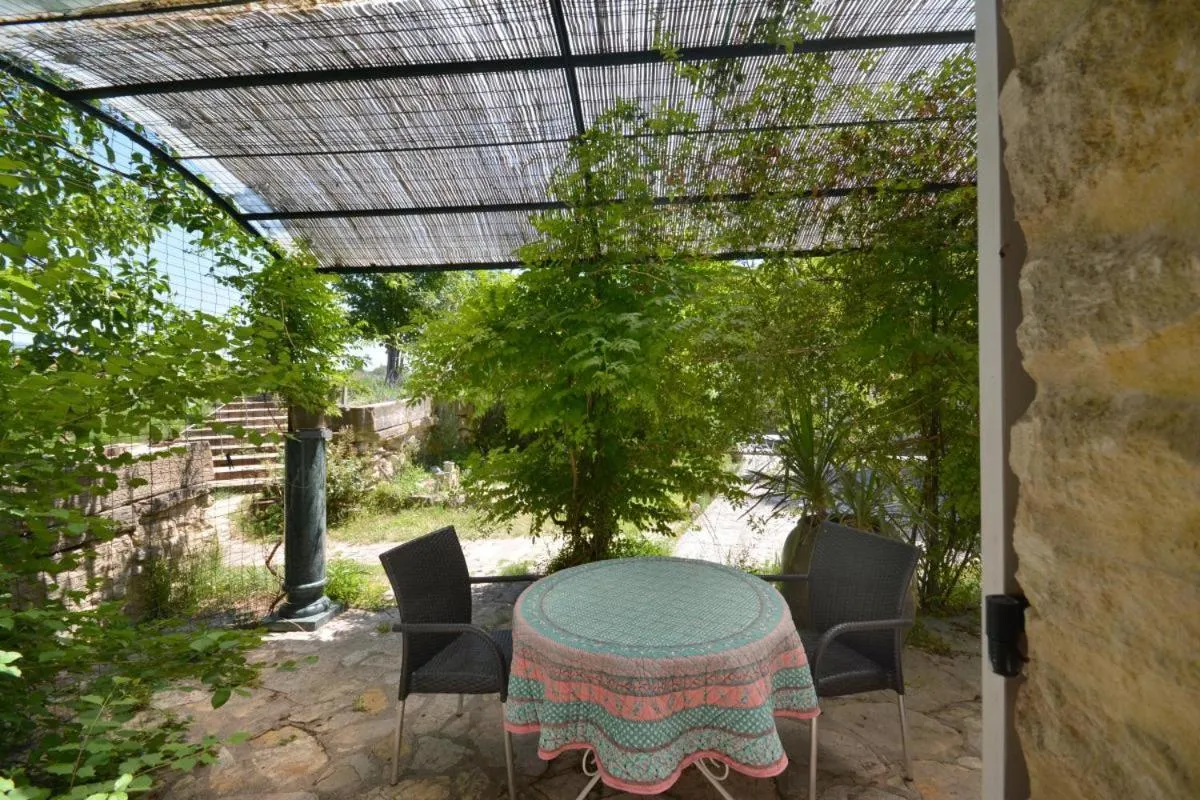 Balcony/Terrace in Moulin d'Antelon B&B