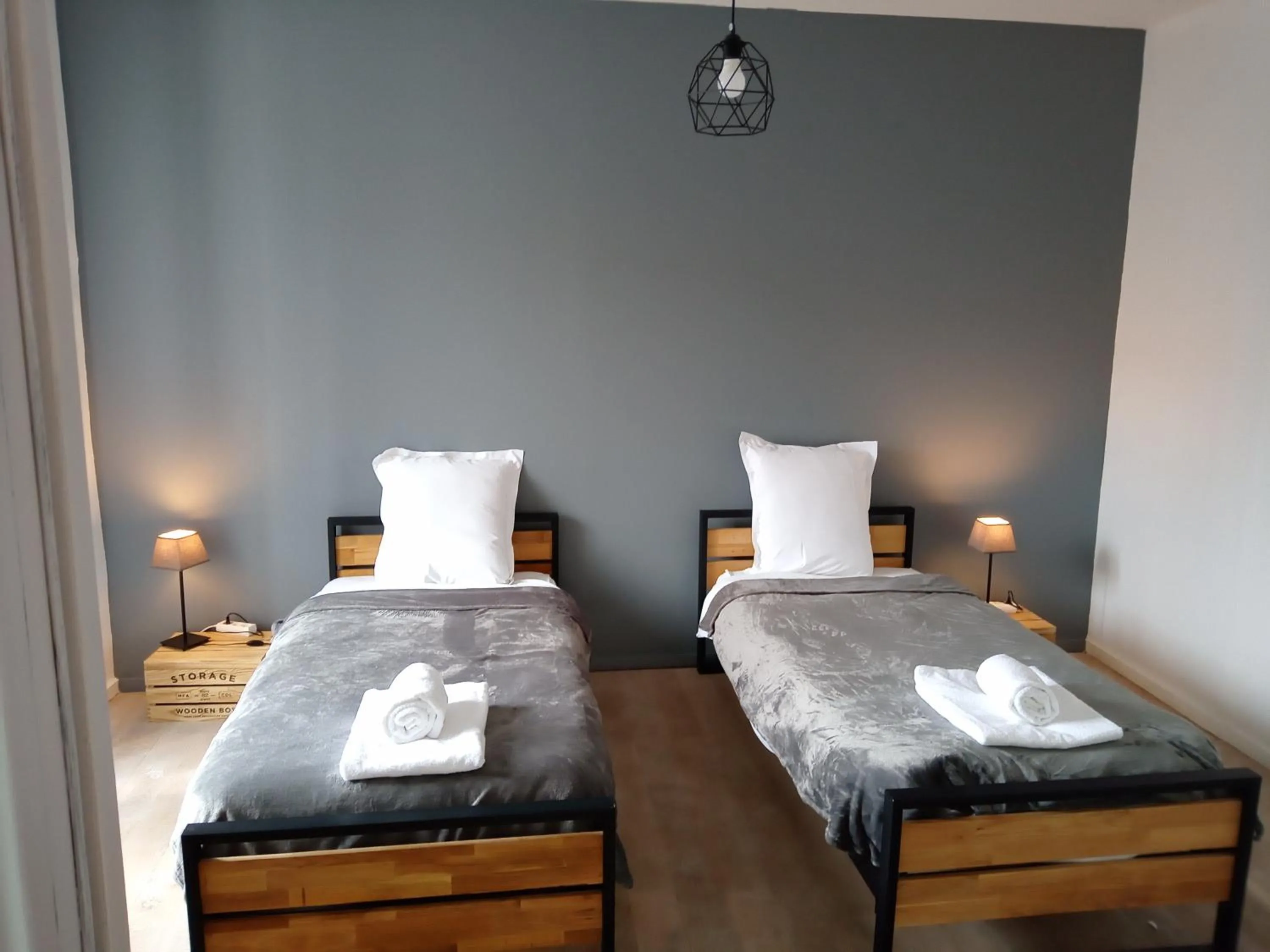 Bedroom, Bed in A deux pas du Rheby