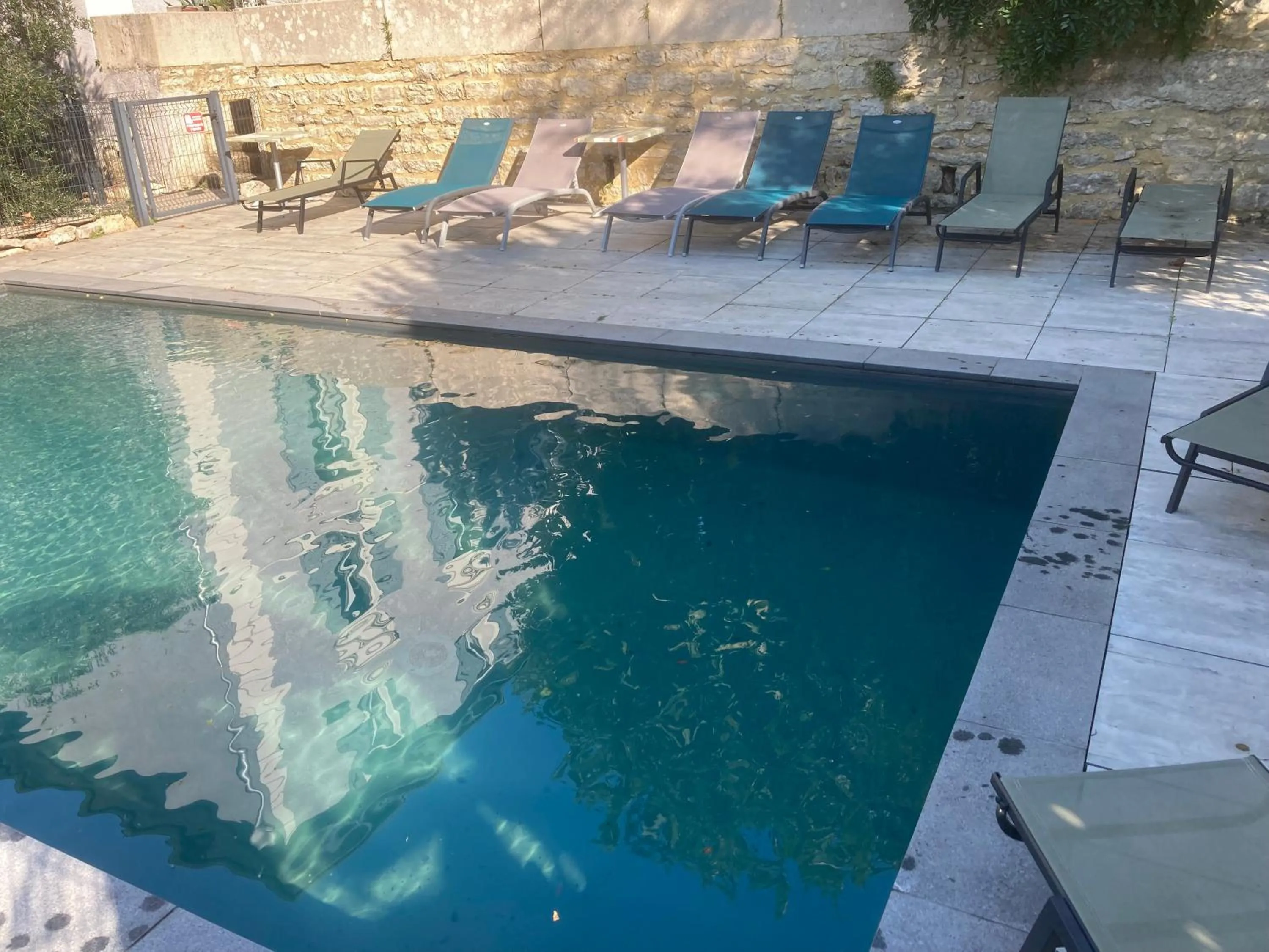 Swimming pool in A deux pas du Rheby