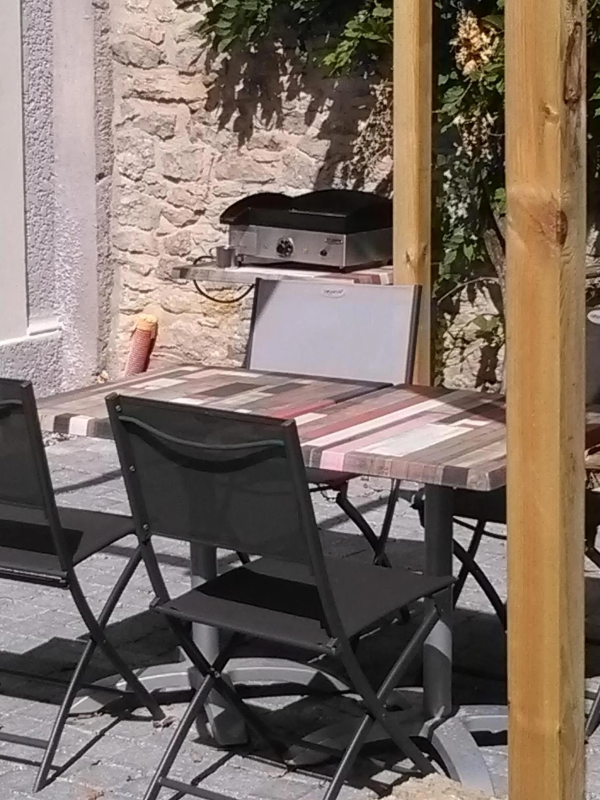 Patio in A deux pas du Rheby