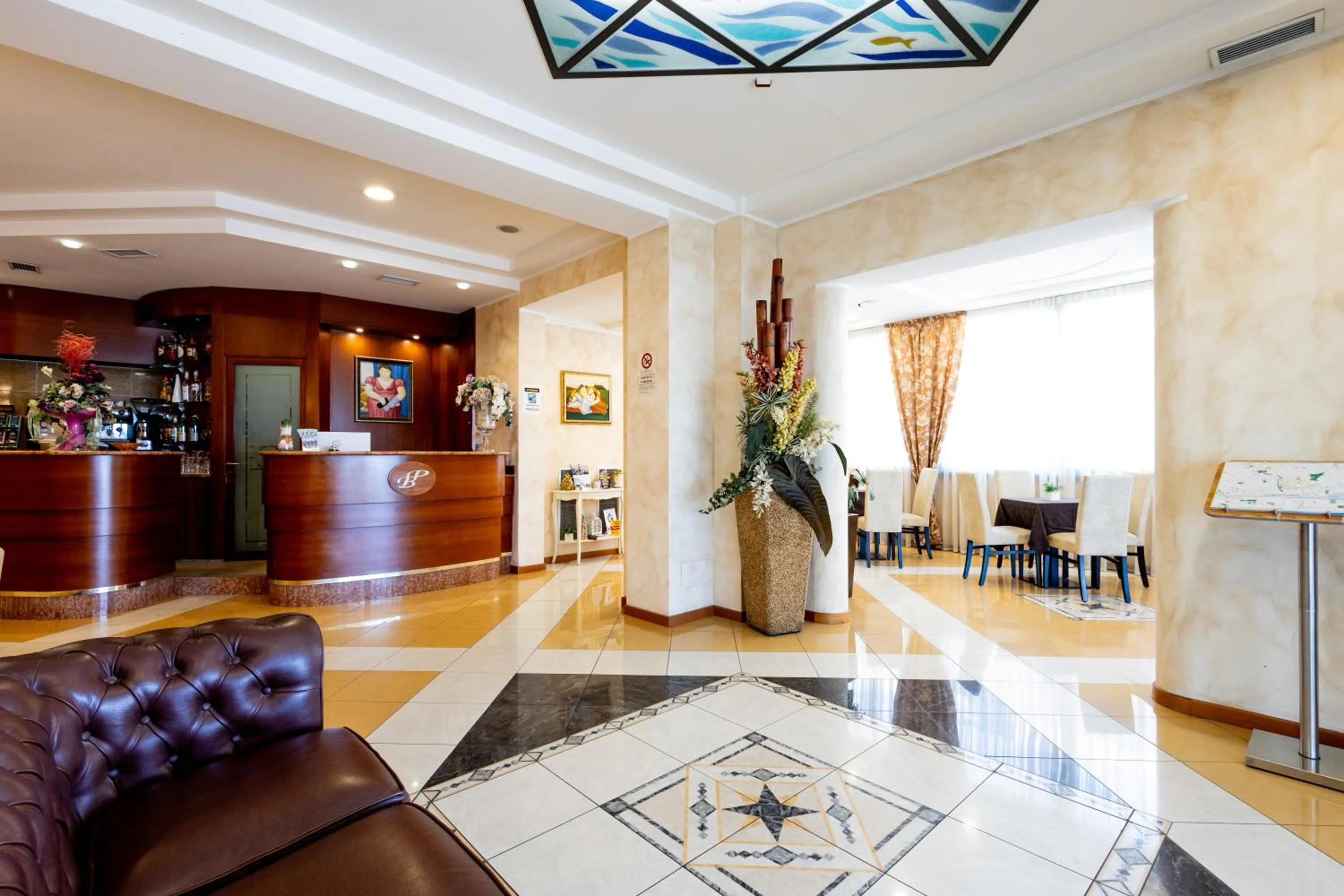 Lobby or reception in Hotel Palm Beach B&B SEA VIEW