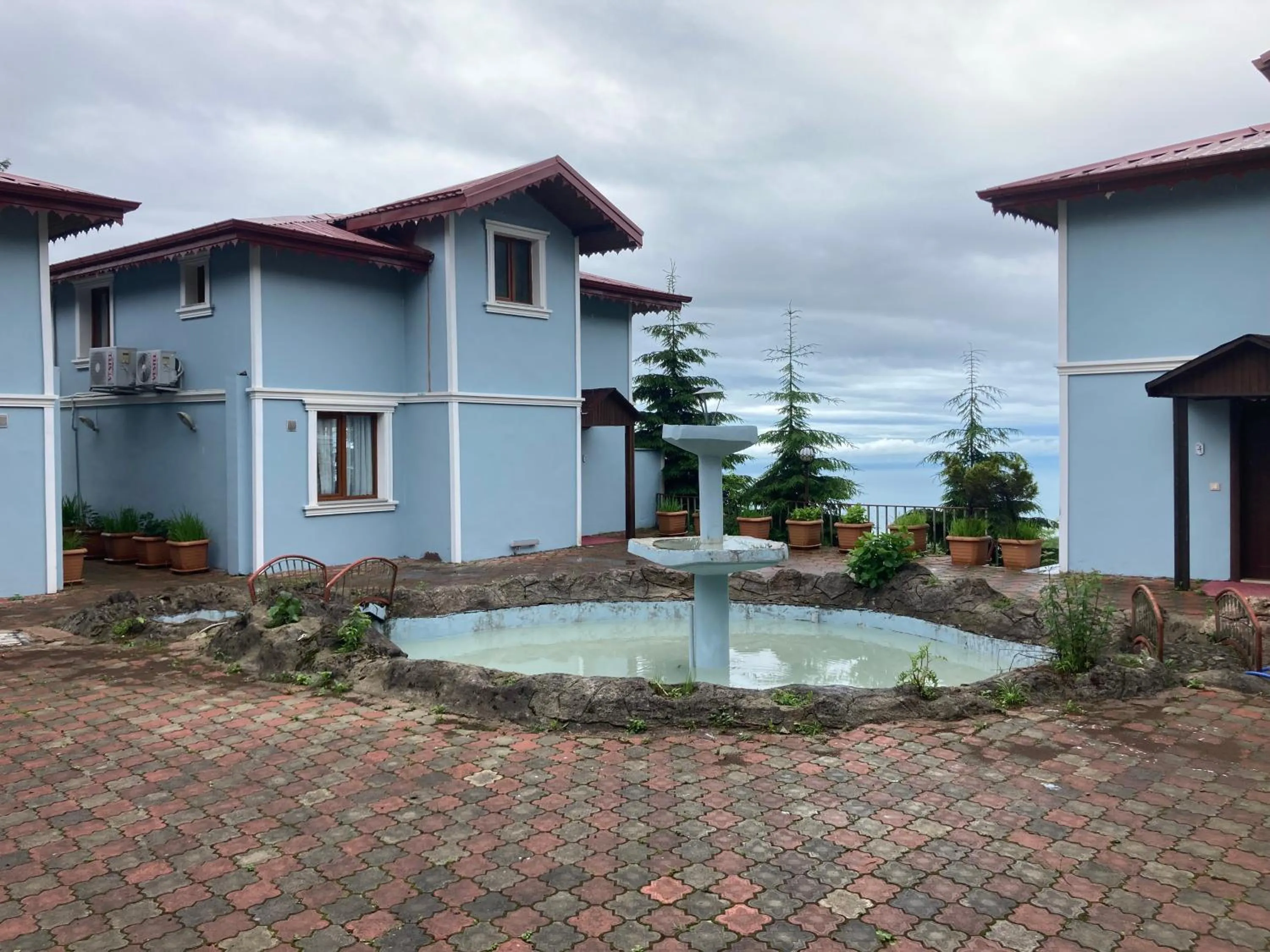 Garden view in Zarha Mountain Villas