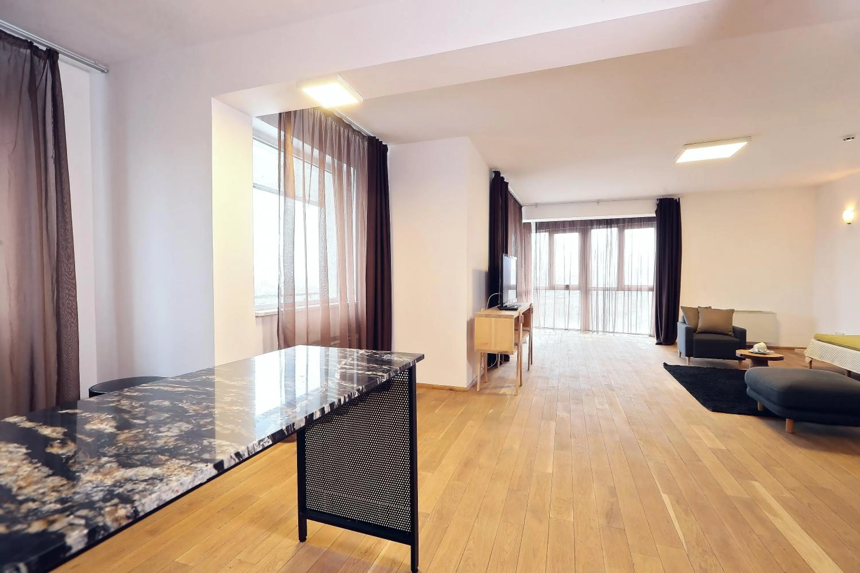 Living room in Living In Aparthotel