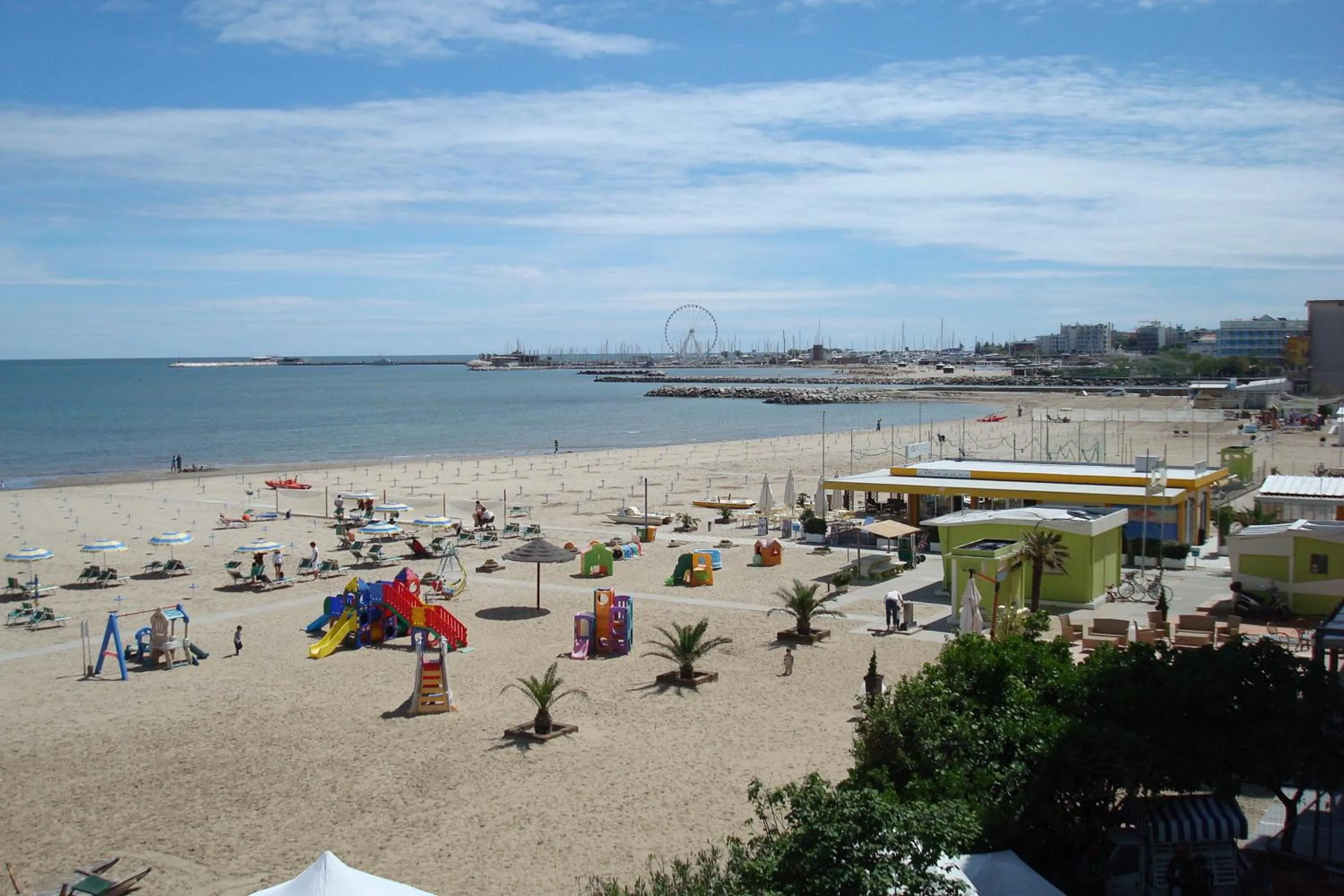 Beach in Hotel Villa Ersilia Rimini B&B