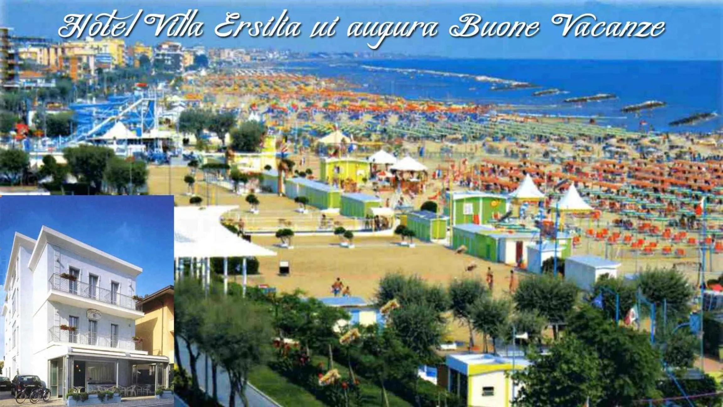 Beach in Hotel Villa Ersilia Rimini B&B