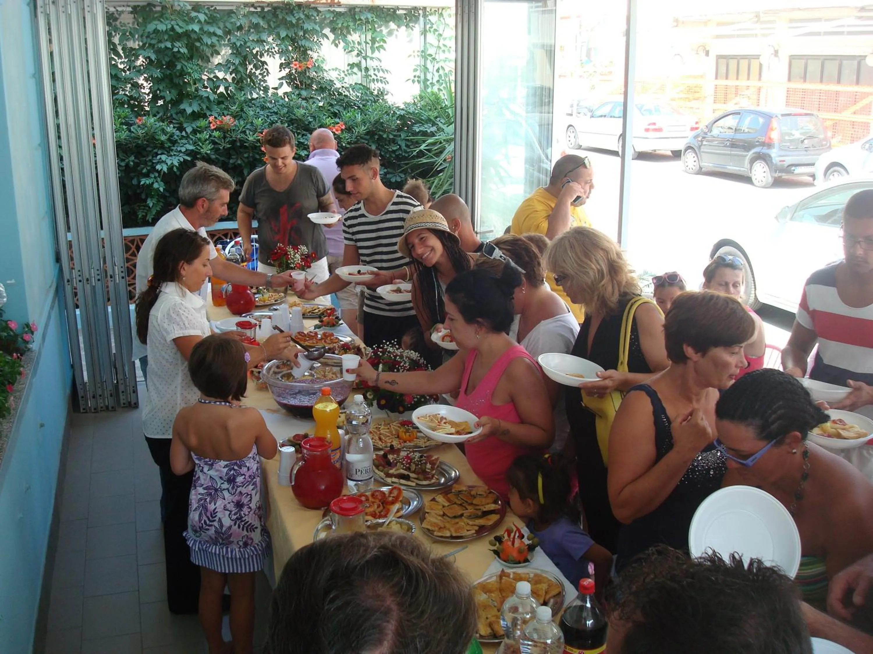 Patio in Hotel Villa Ersilia Rimini B&B