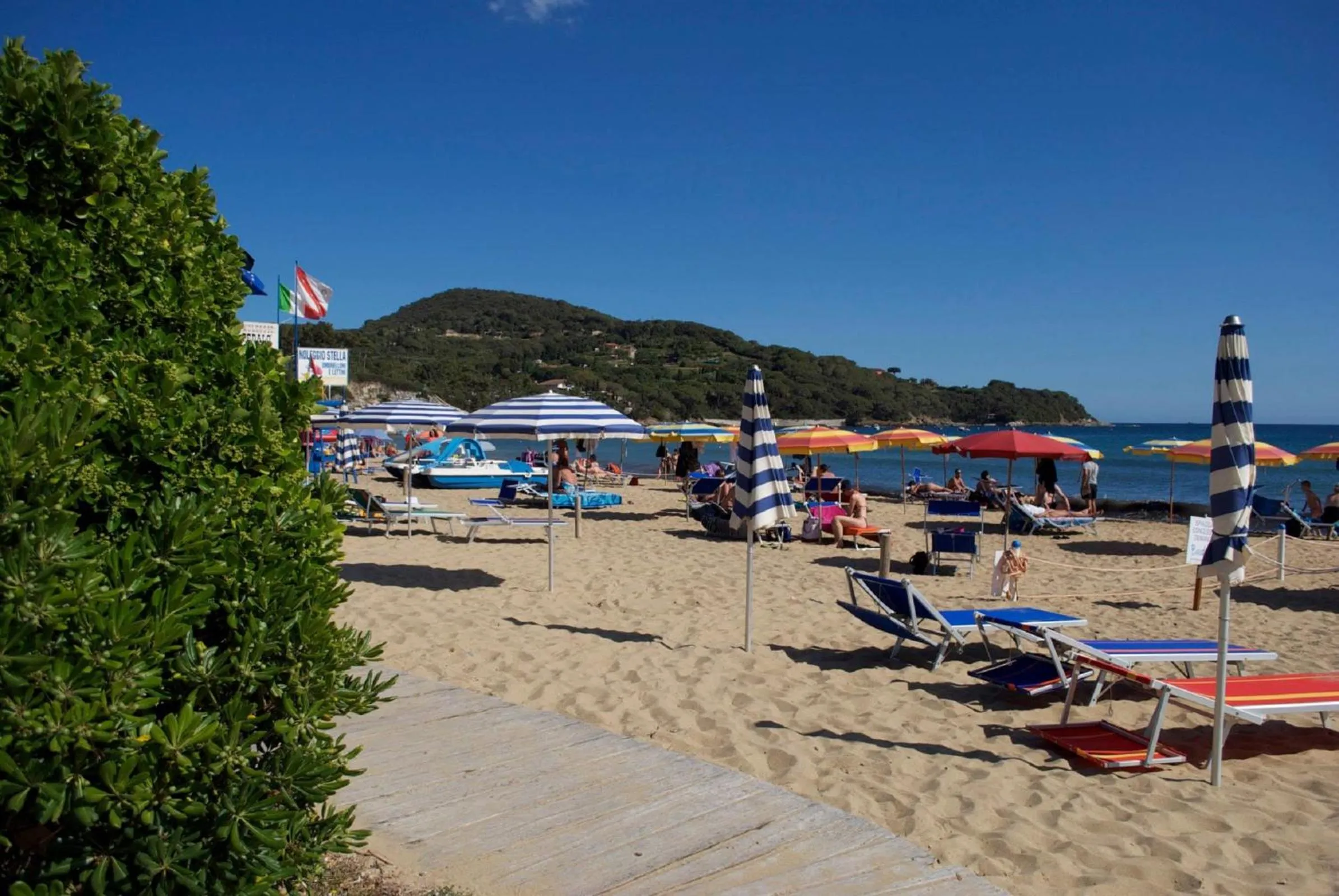 Beach in Residence Hotel Baia del Sole