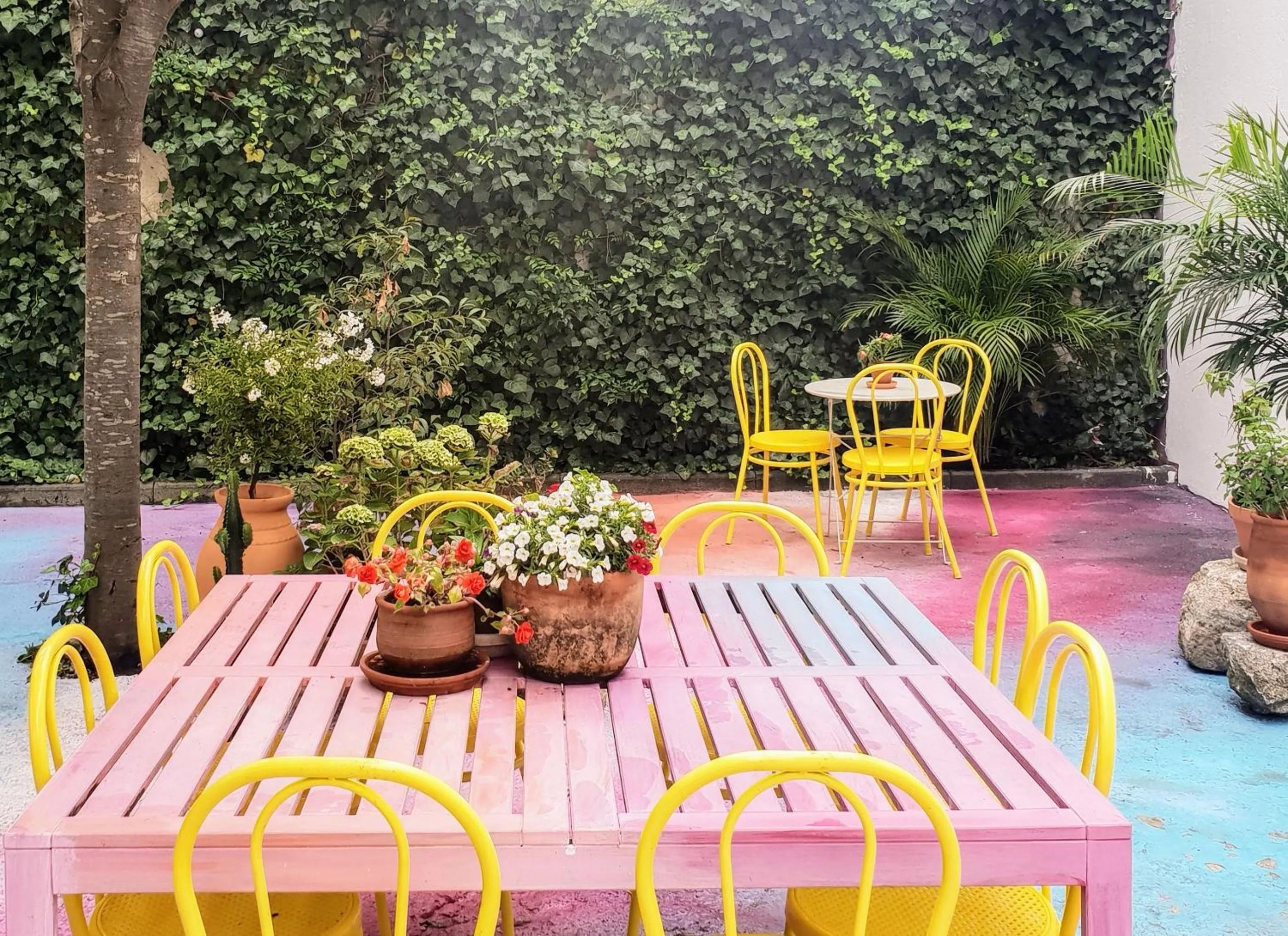 Patio in SUPERNOVA Hostel