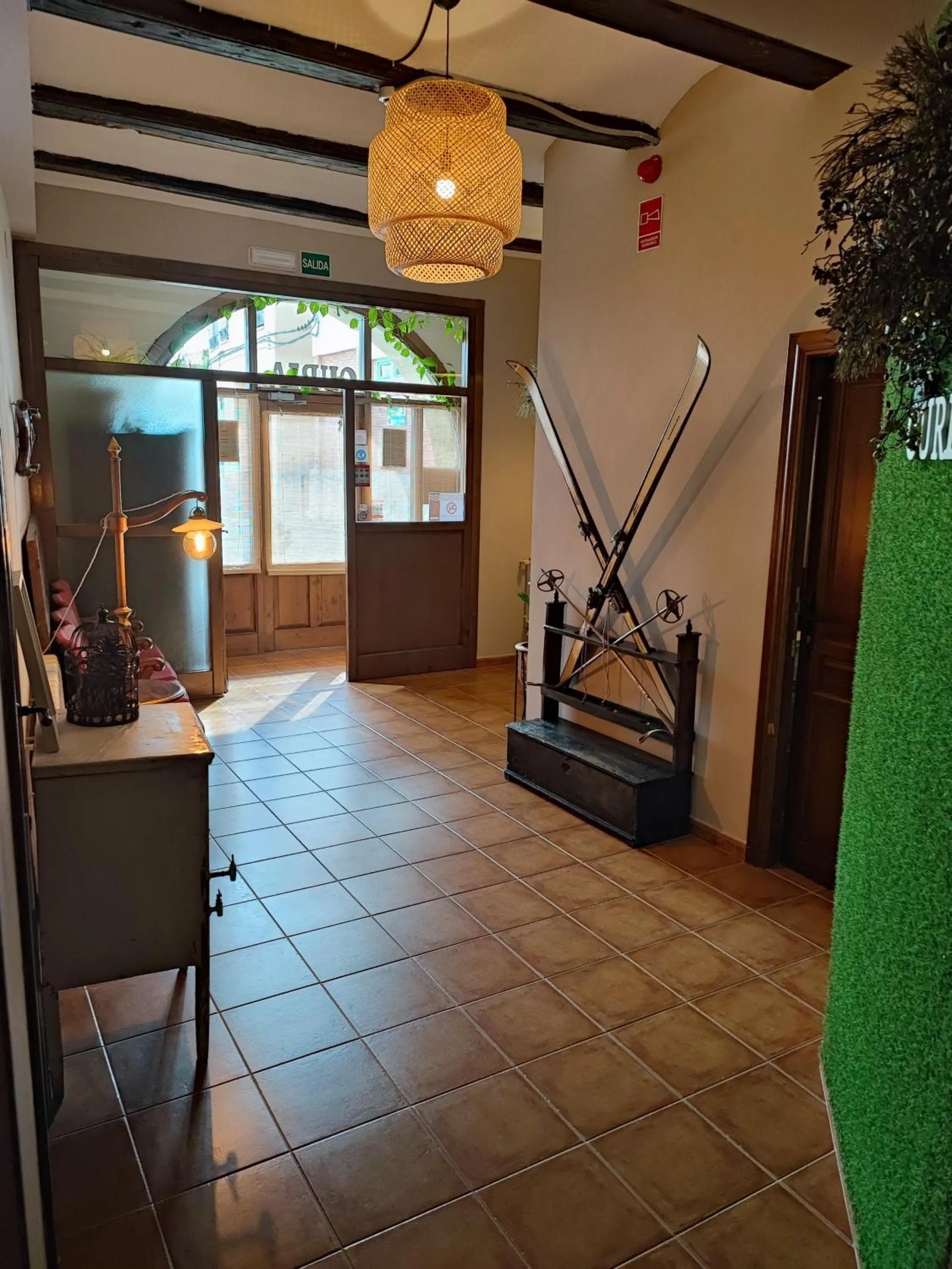 Lobby or reception in Hotel Rural Curia