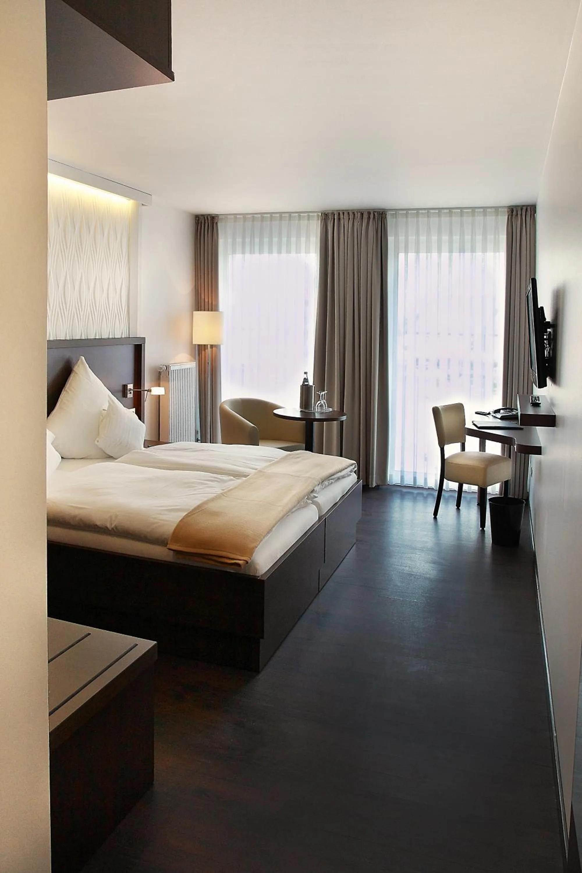 View (from property/room), Bed in Hotel Bolte