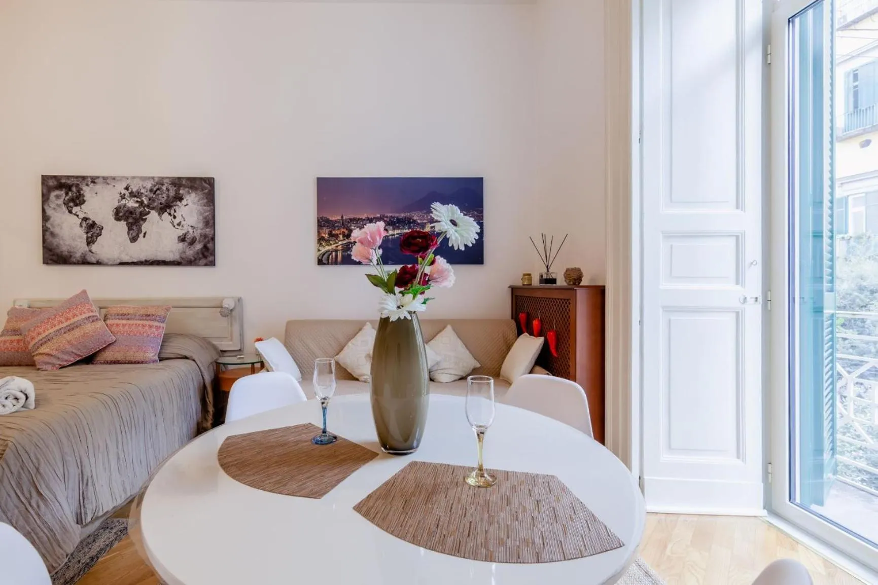 Bed in Museum Luxury Suites