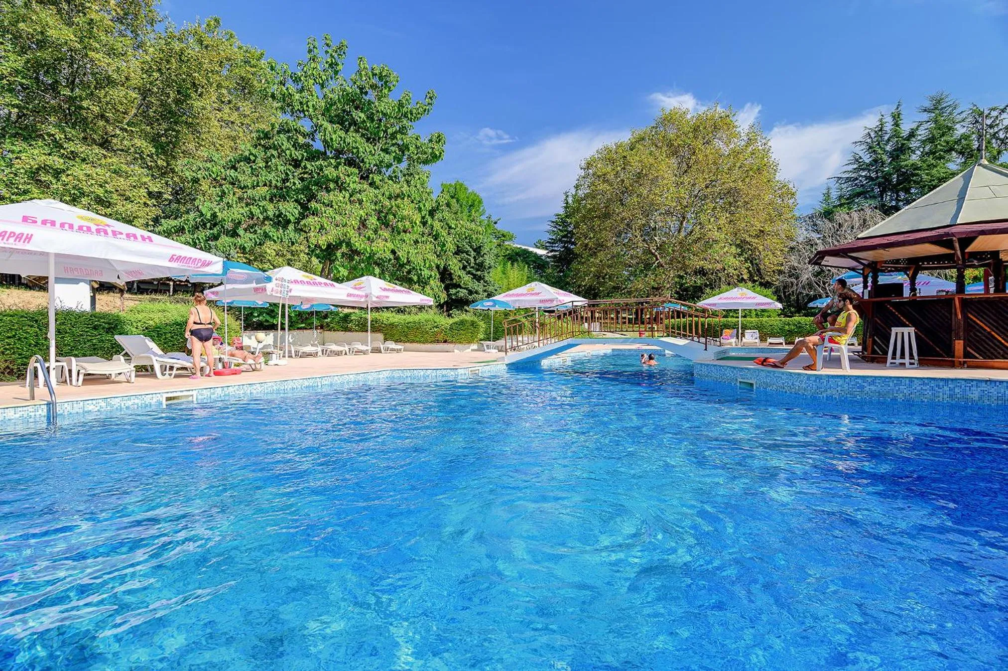 Swimming pool in International House of Journalists Resort