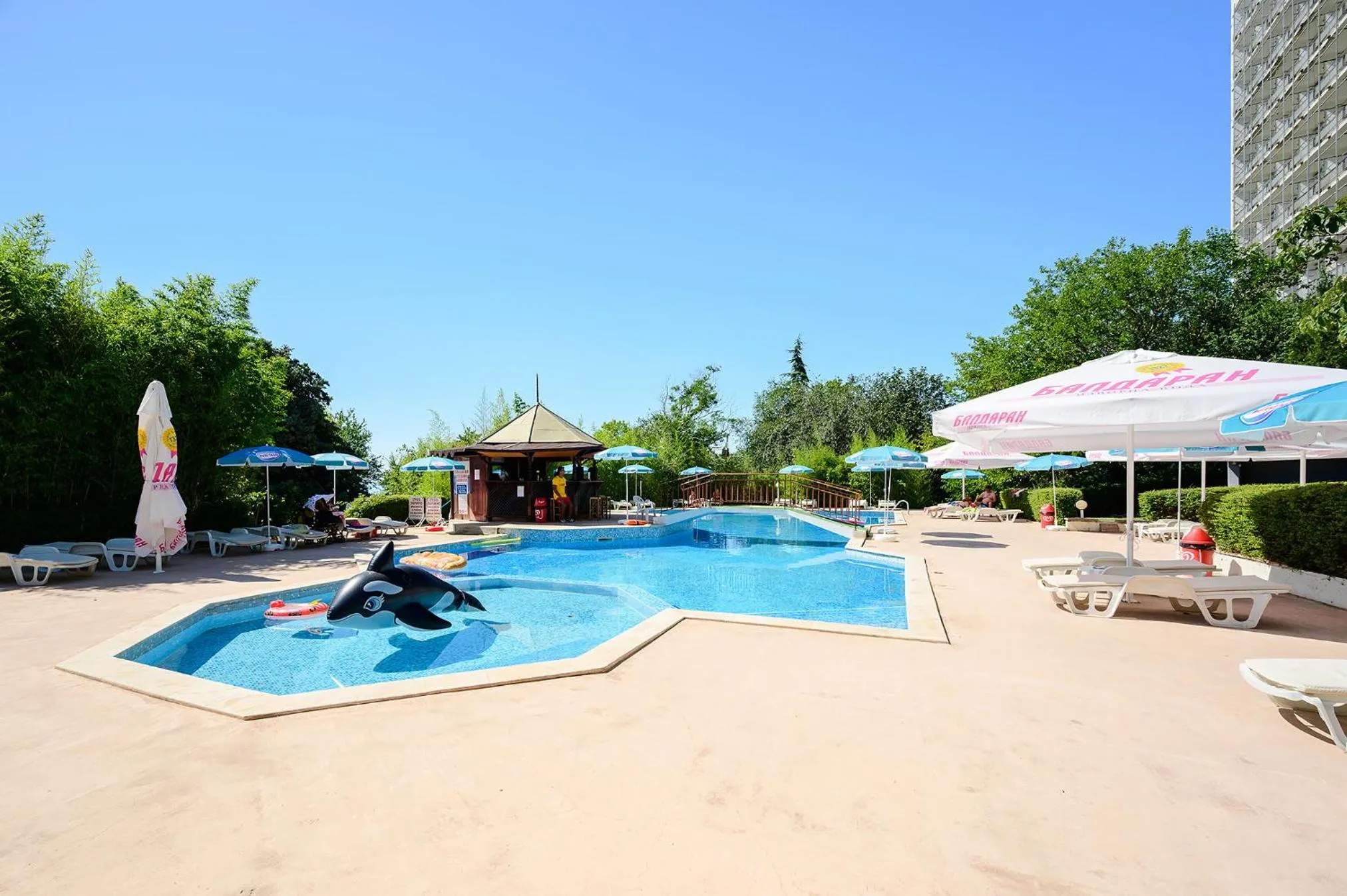 Swimming pool in International House of Journalists Resort