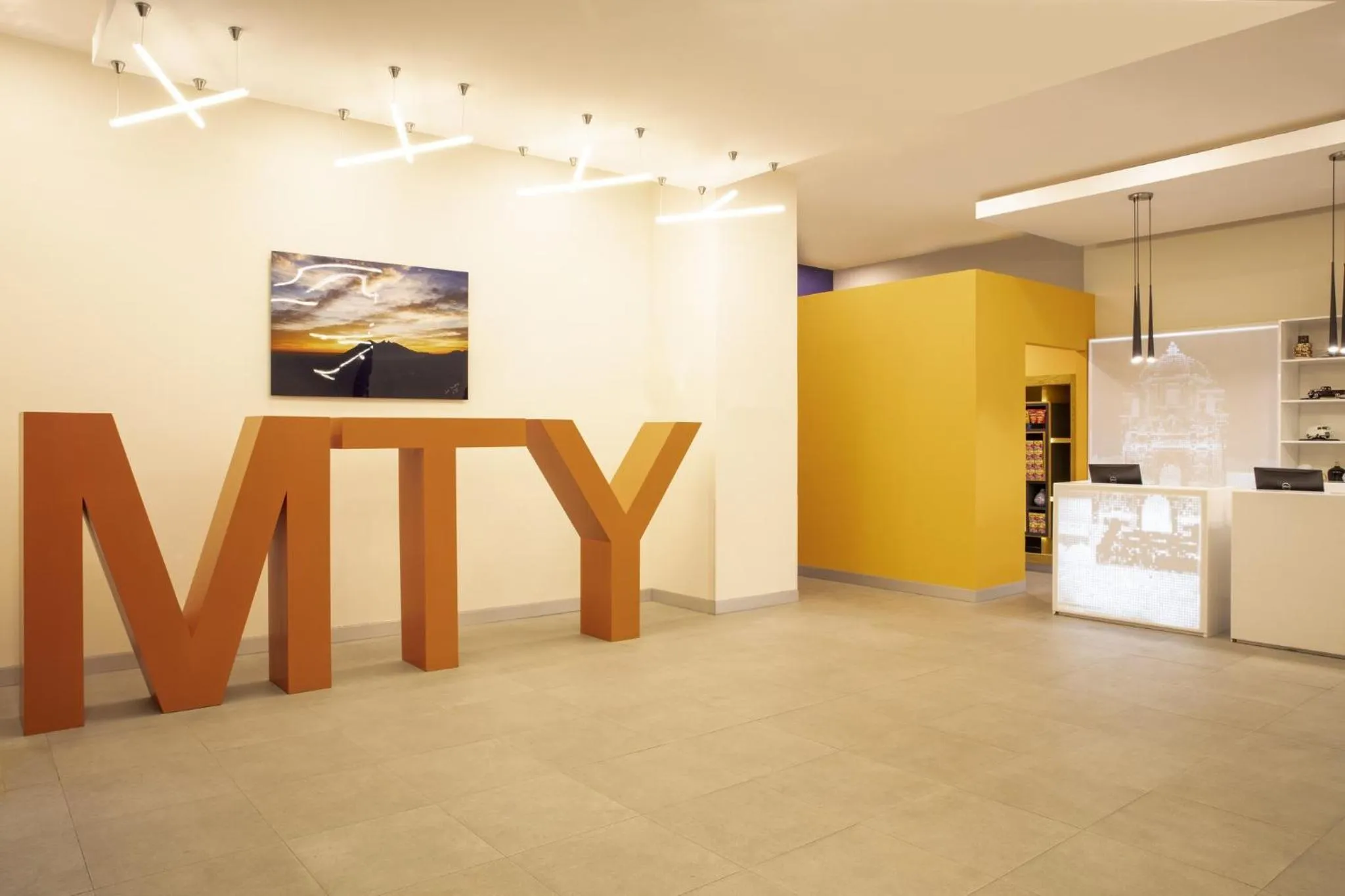 Decorative detail in Fiesta Inn Express Monterrey Centro