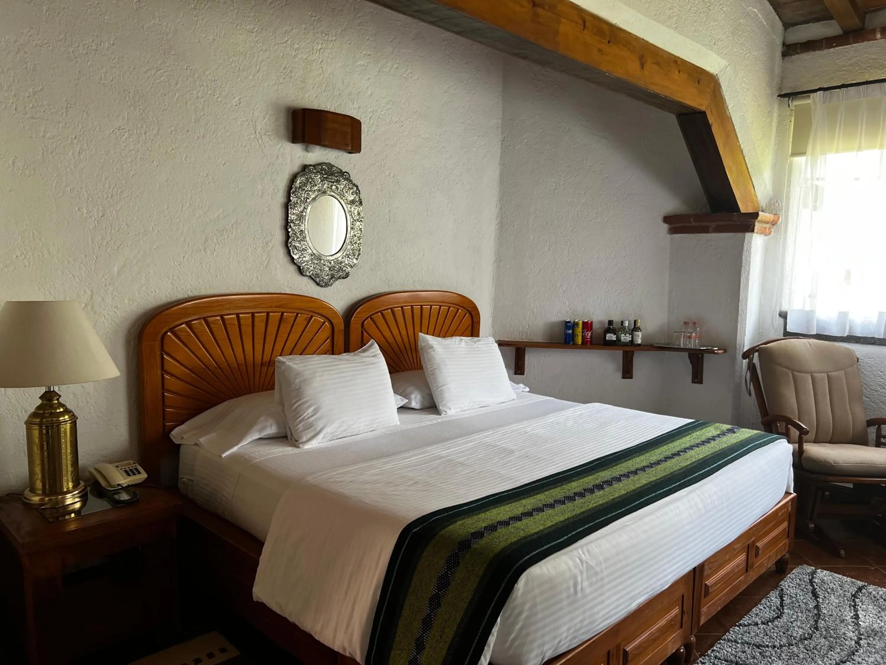 Bed in Casa Bugambilia, Un Pequeño Hotel en Tepoztlán