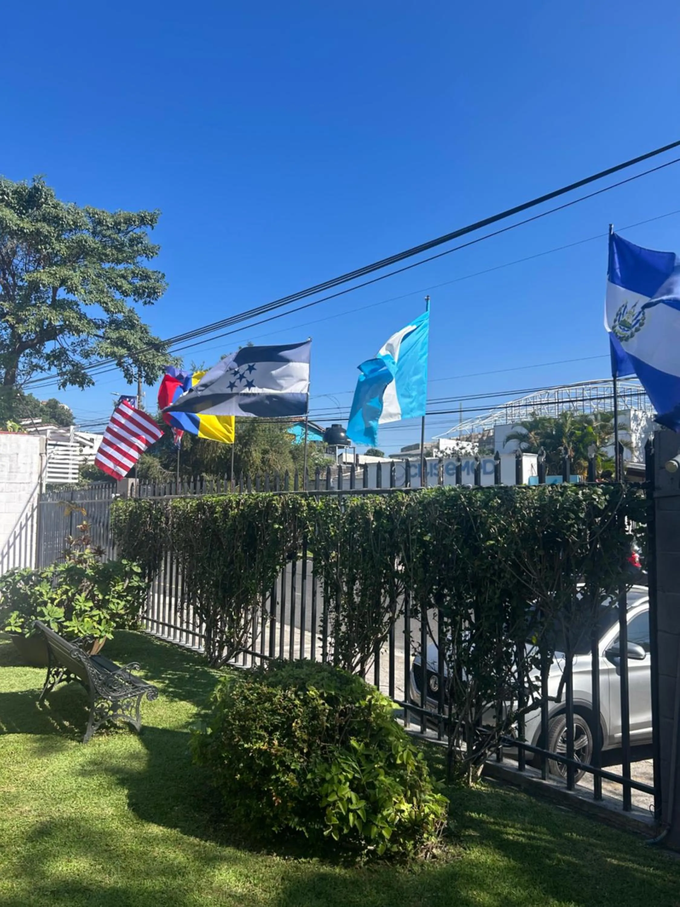 Property building in Hotel La Posada del Angel