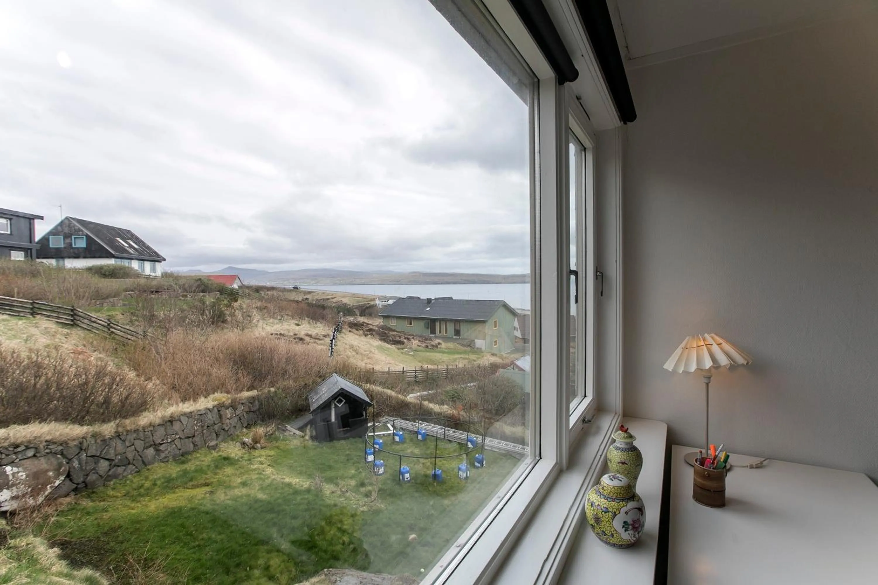 Garden view in FaroeGuide