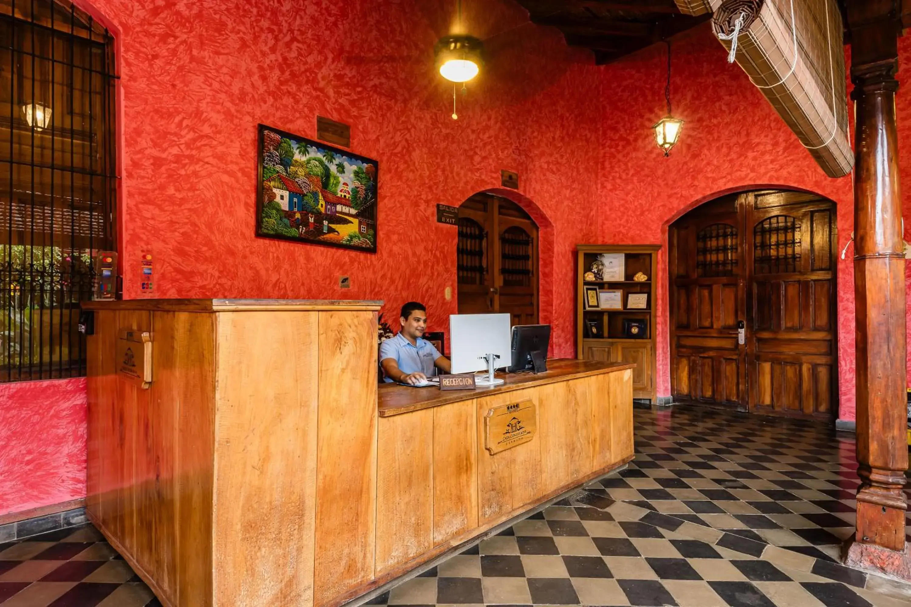 Lobby or reception in Hotel Casa del Consulado Lobby or reception in Hotel Casa del Consulado