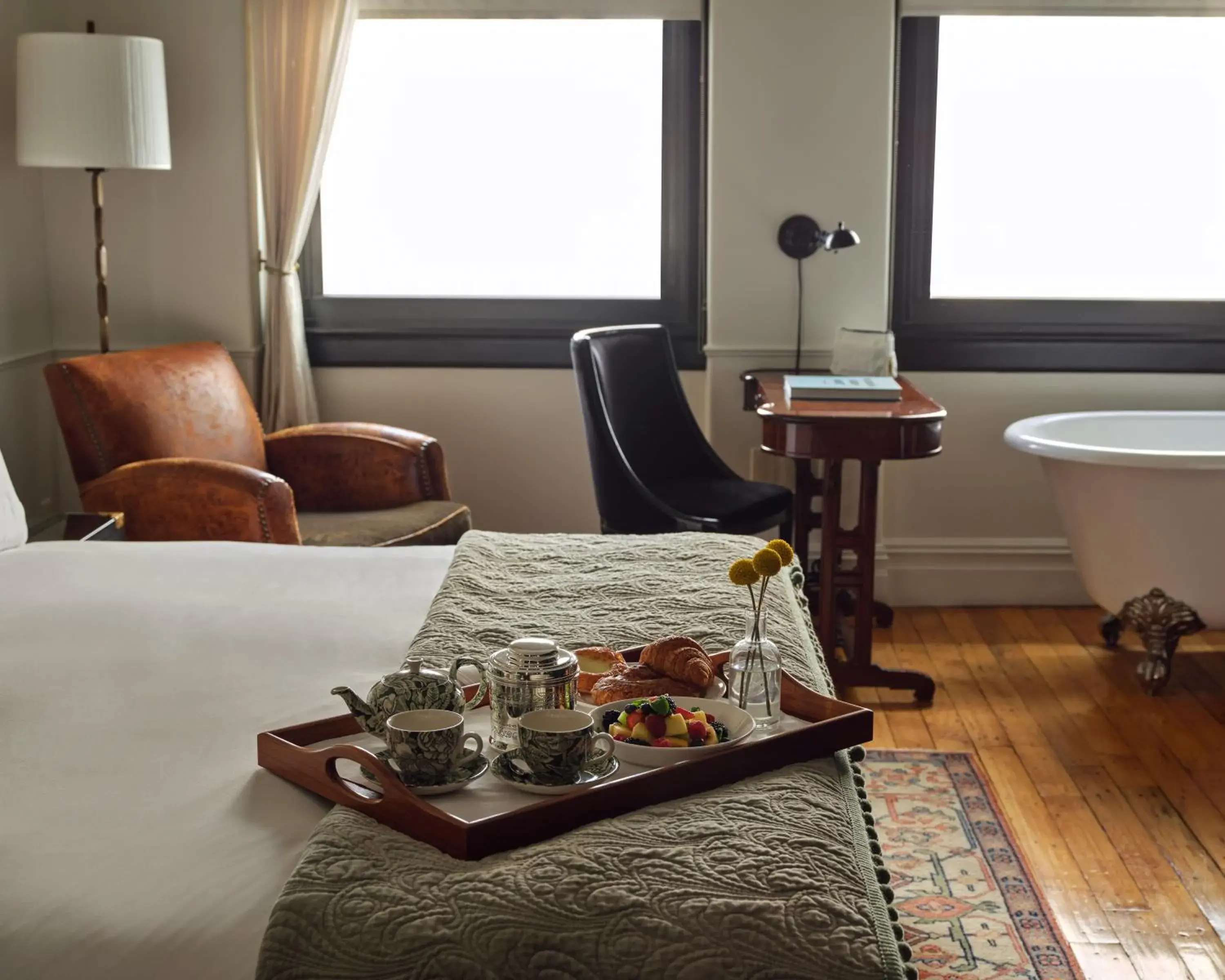 Bedroom, Bed in The Ned NoMad Bedroom, Bed in The Ned NoMad