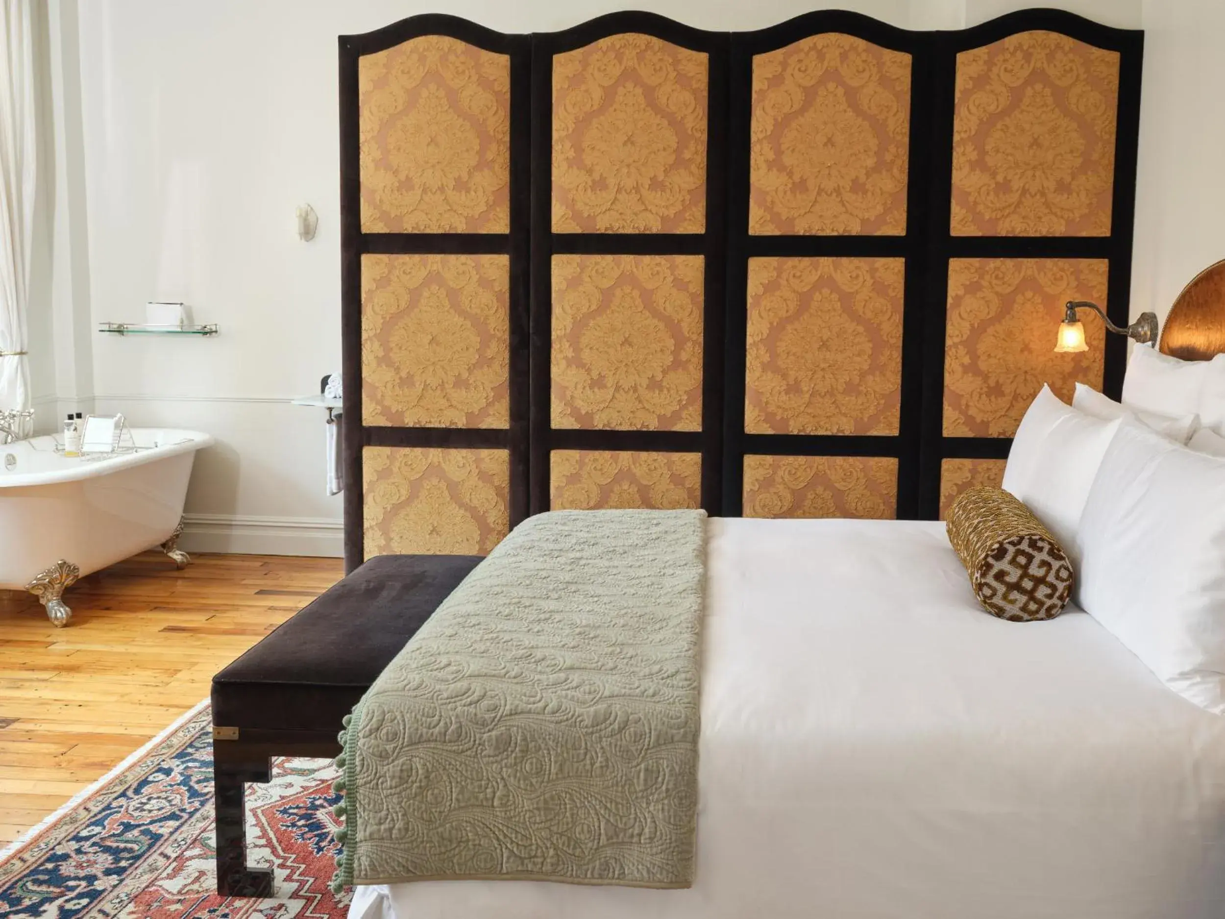 Bedroom, Bed in The Ned NoMad Bedroom, Bed in The Ned NoMad