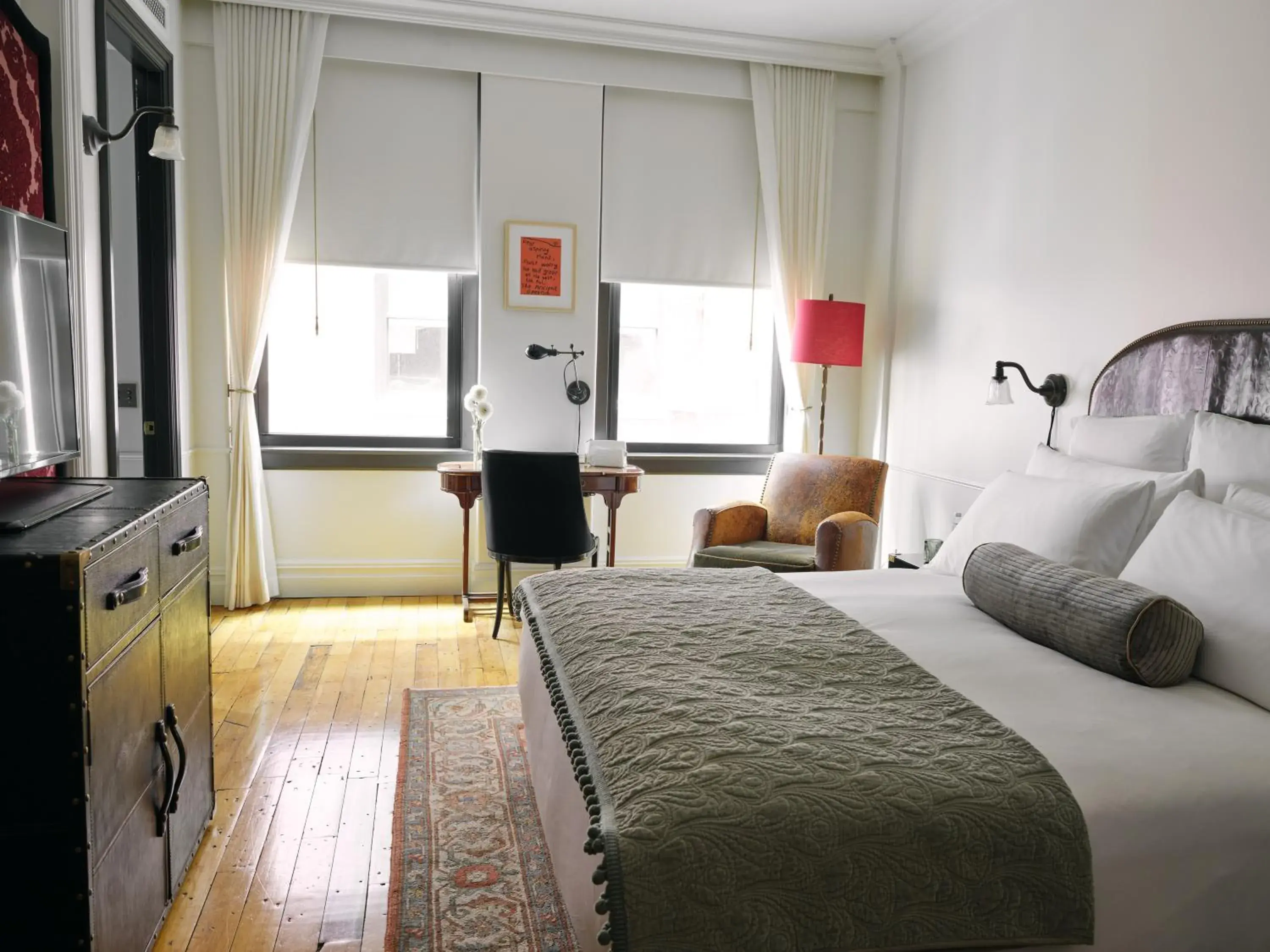 Bedroom, Bed in The Ned NoMad Bedroom, Bed in The Ned NoMad