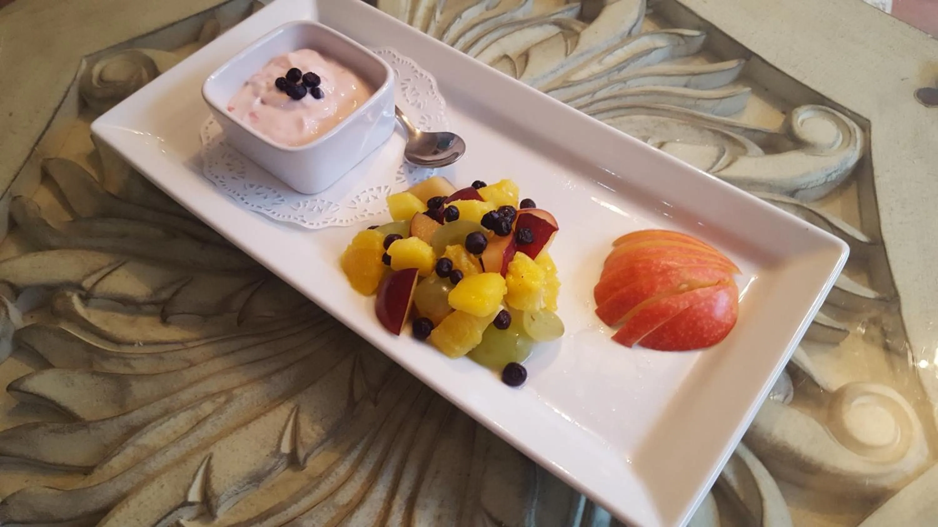 Food close-up in The White Dove Bed and Breakfast with Glamping Newark showground