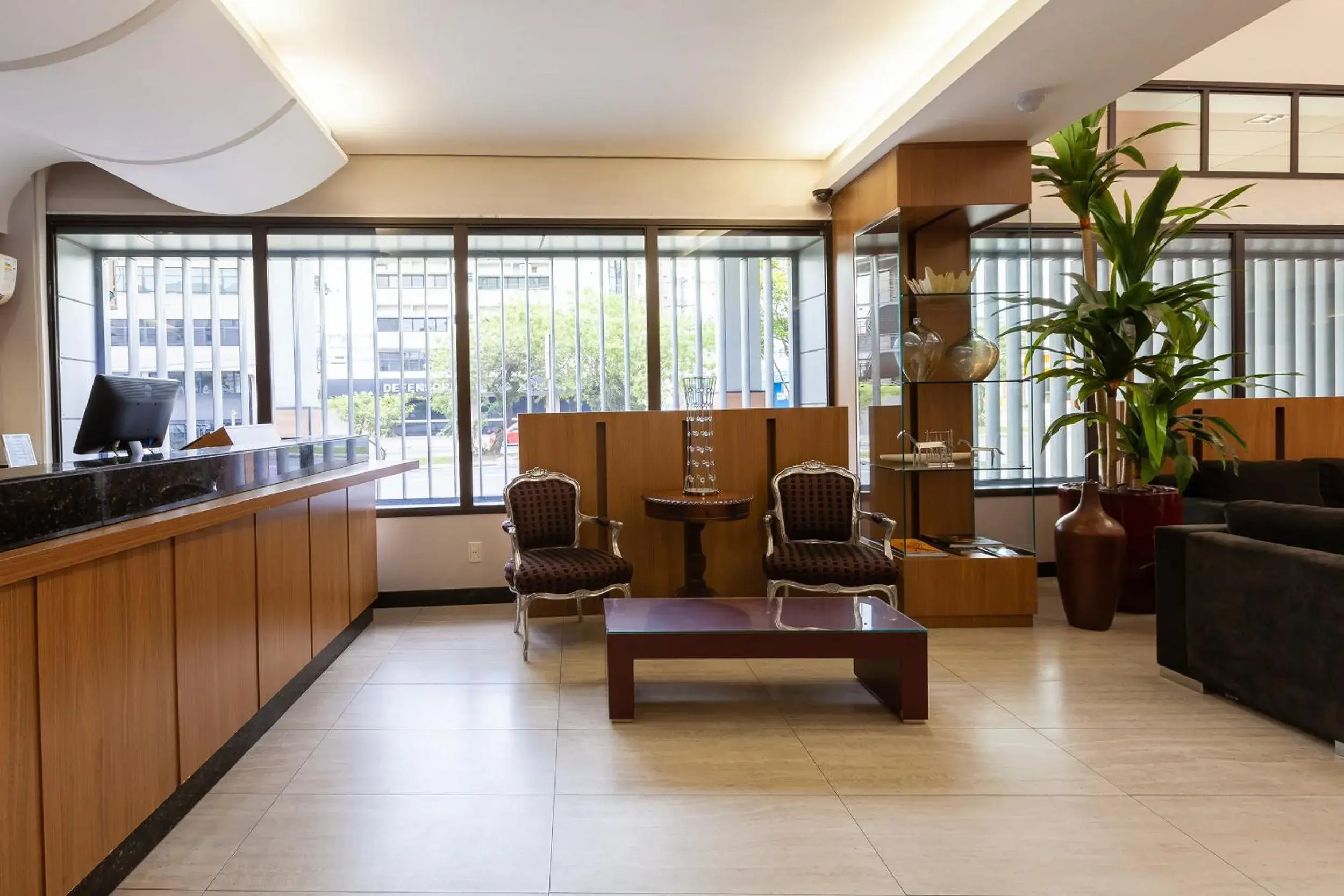 Lobby or reception in Tri Hotel Executive Criciúma Lobby or reception in Tri Hotel Executive Criciúma