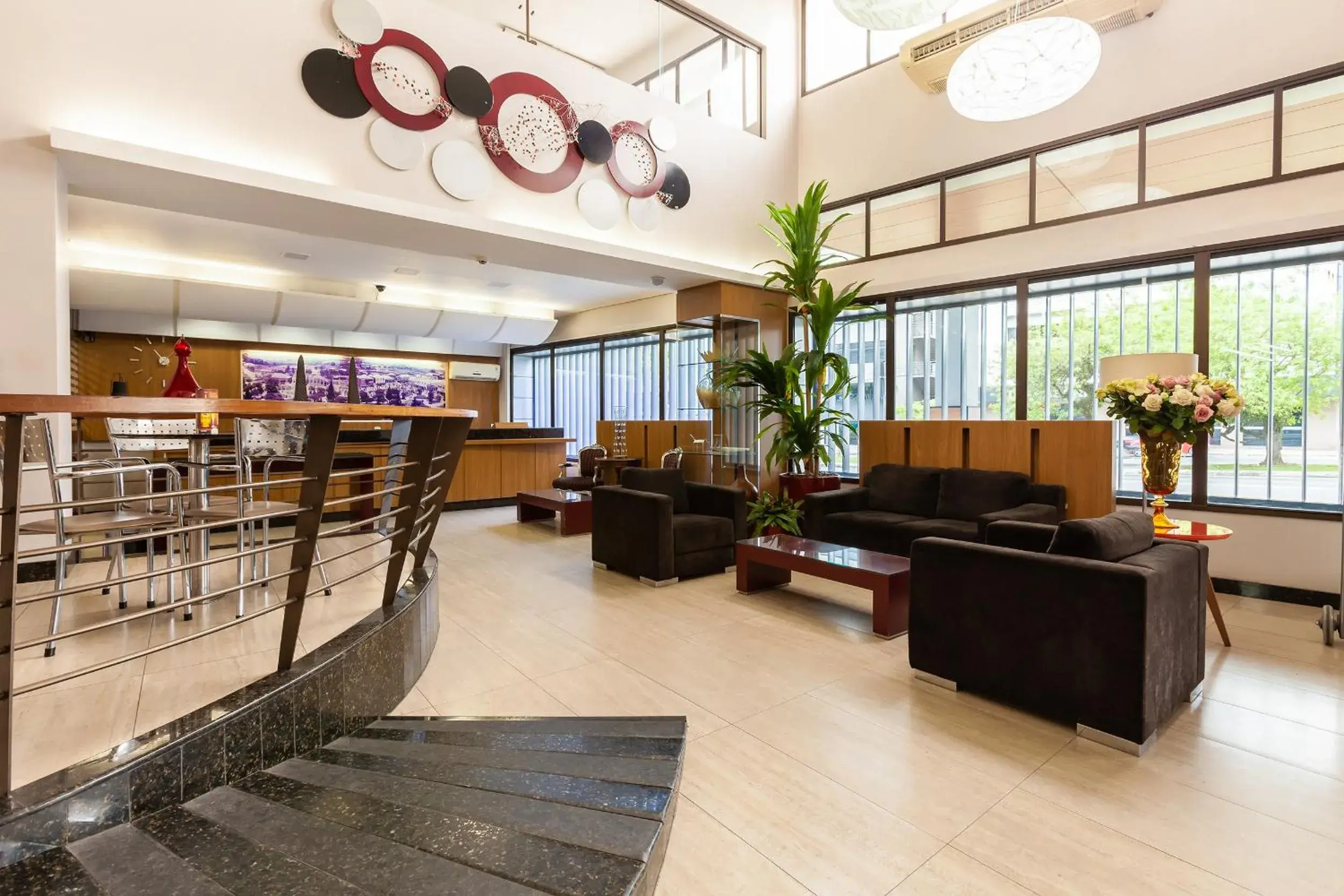 Lobby or reception in Tri Hotel Executive Criciúma Lobby or reception in Tri Hotel Executive Criciúma