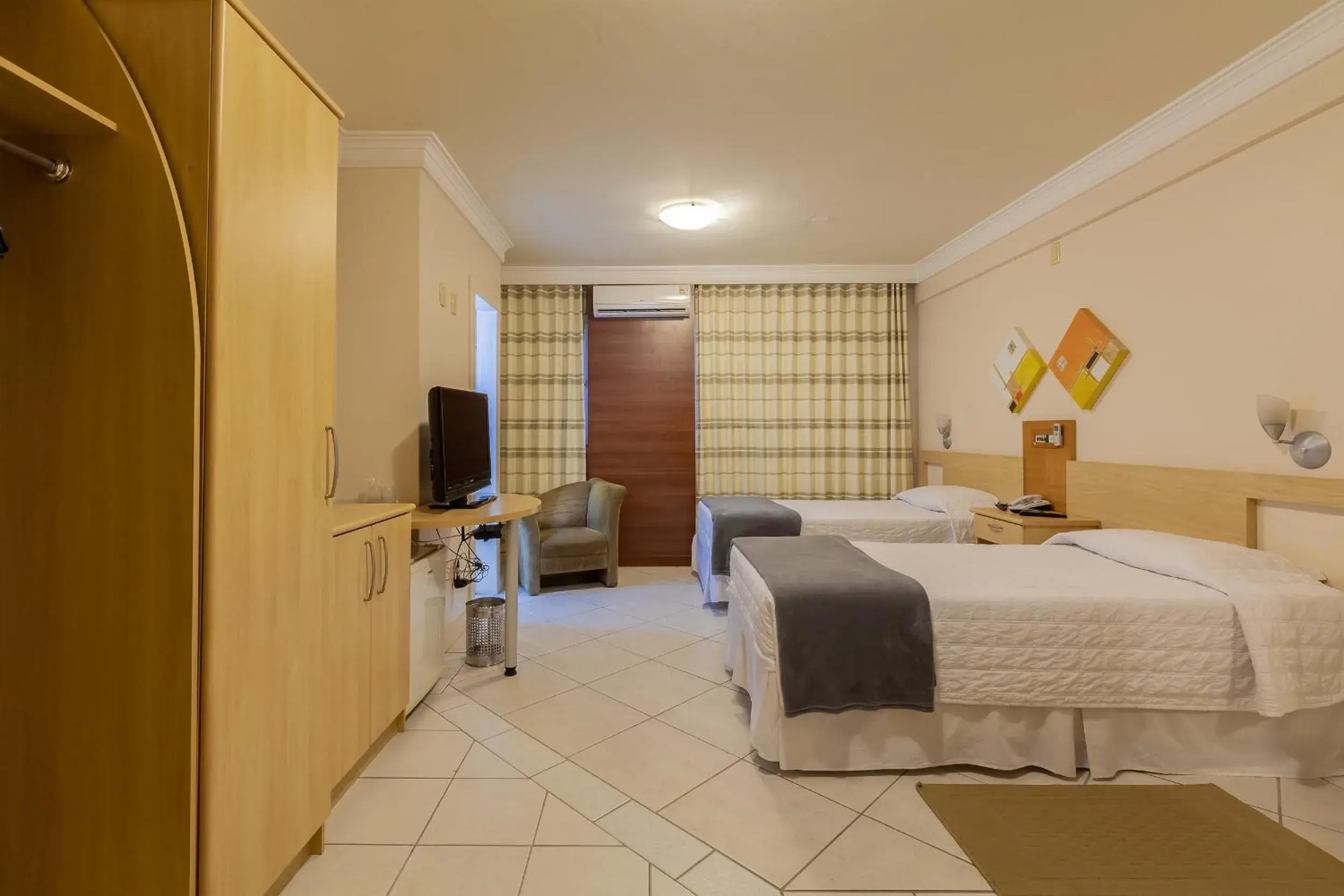 Deluxe Twin Room in Tri Hotel Executive Criciúma Deluxe Twin Room in Tri Hotel Executive Criciúma