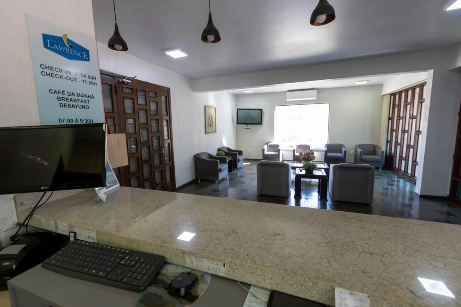 Lobby or reception in Hotel Lawrence