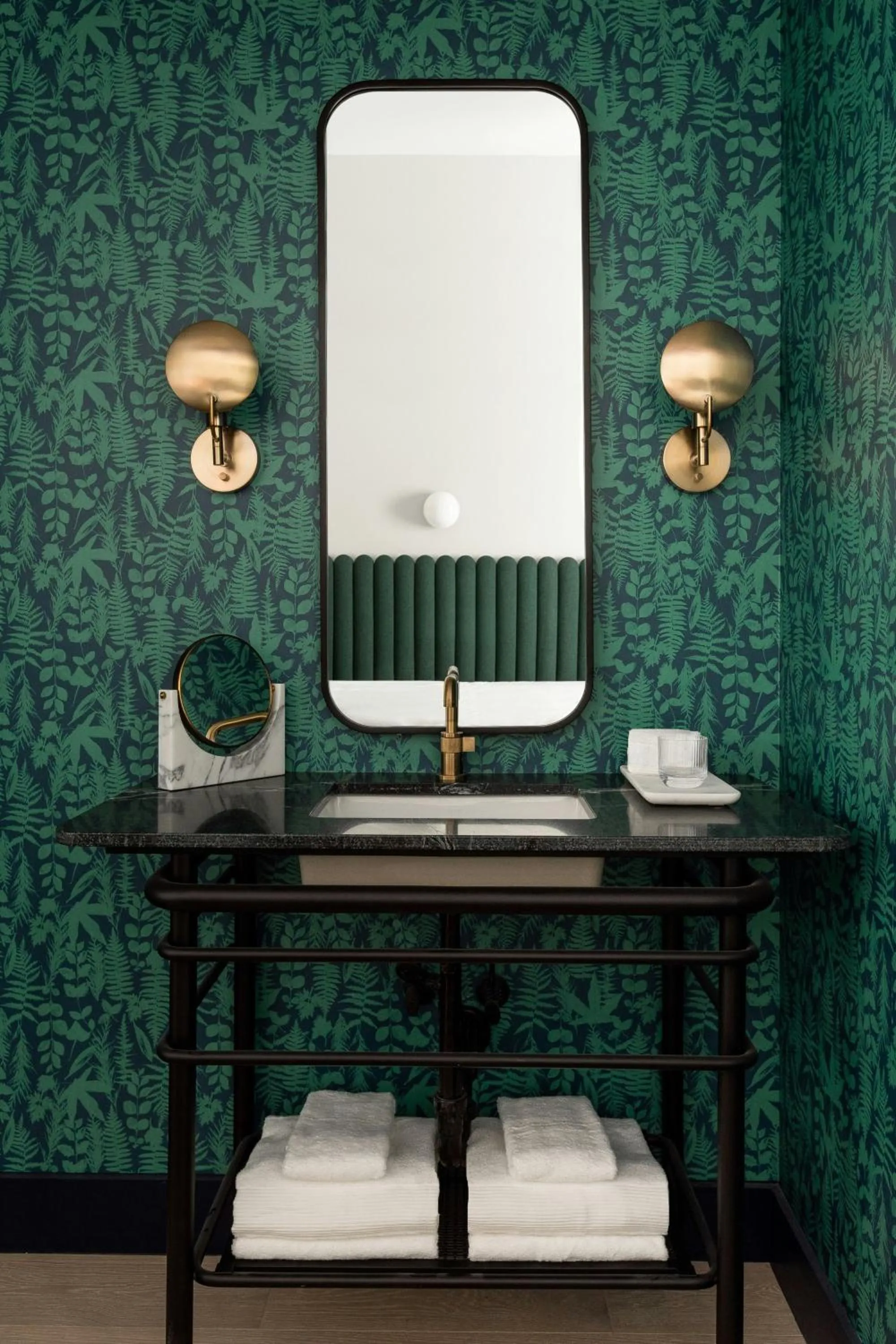 Bathroom in Woodlark Hotel Portland, a Tribute Portfolio Hotel