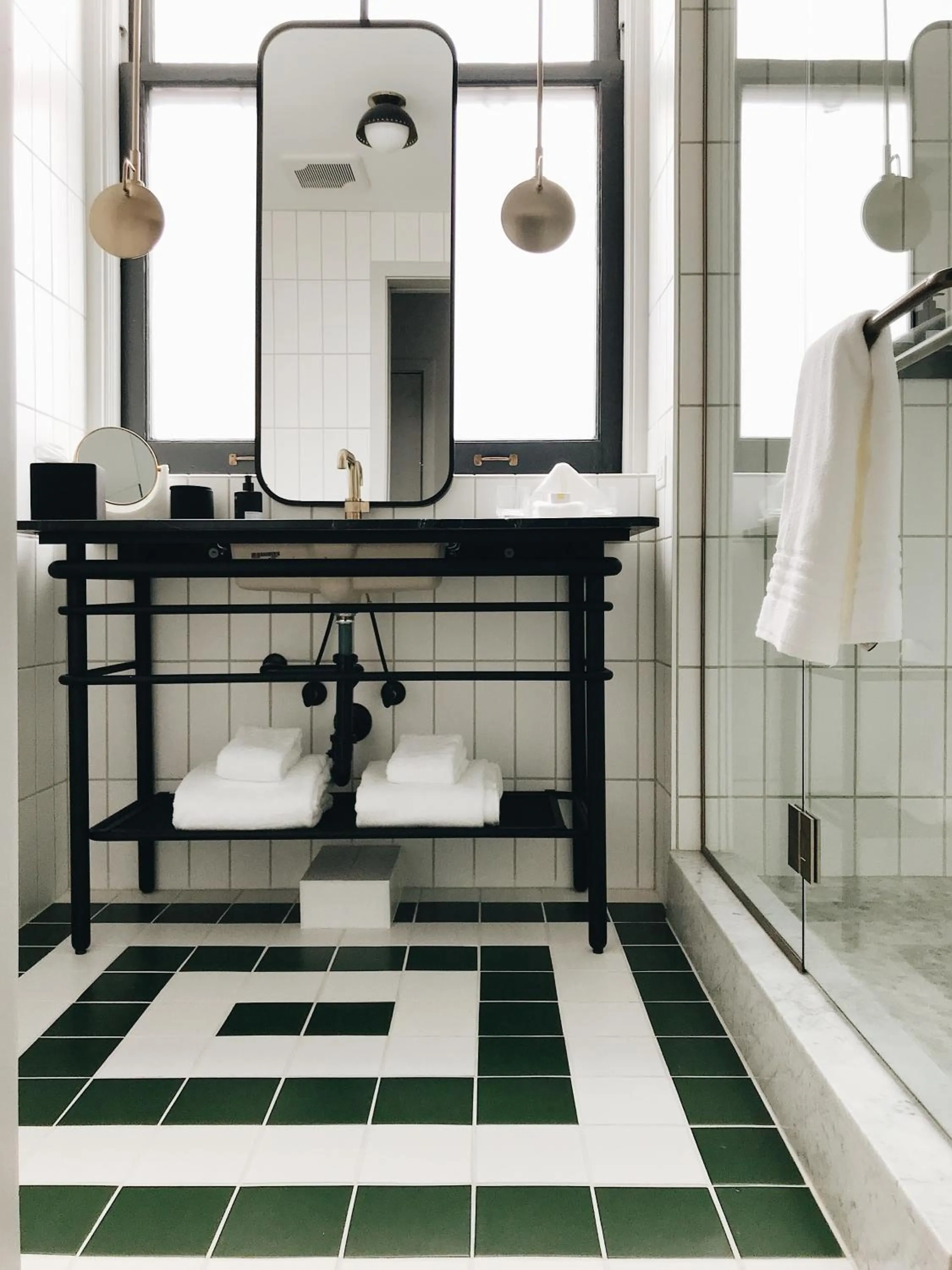 Bathroom in Woodlark Hotel Portland, a Tribute Portfolio Hotel