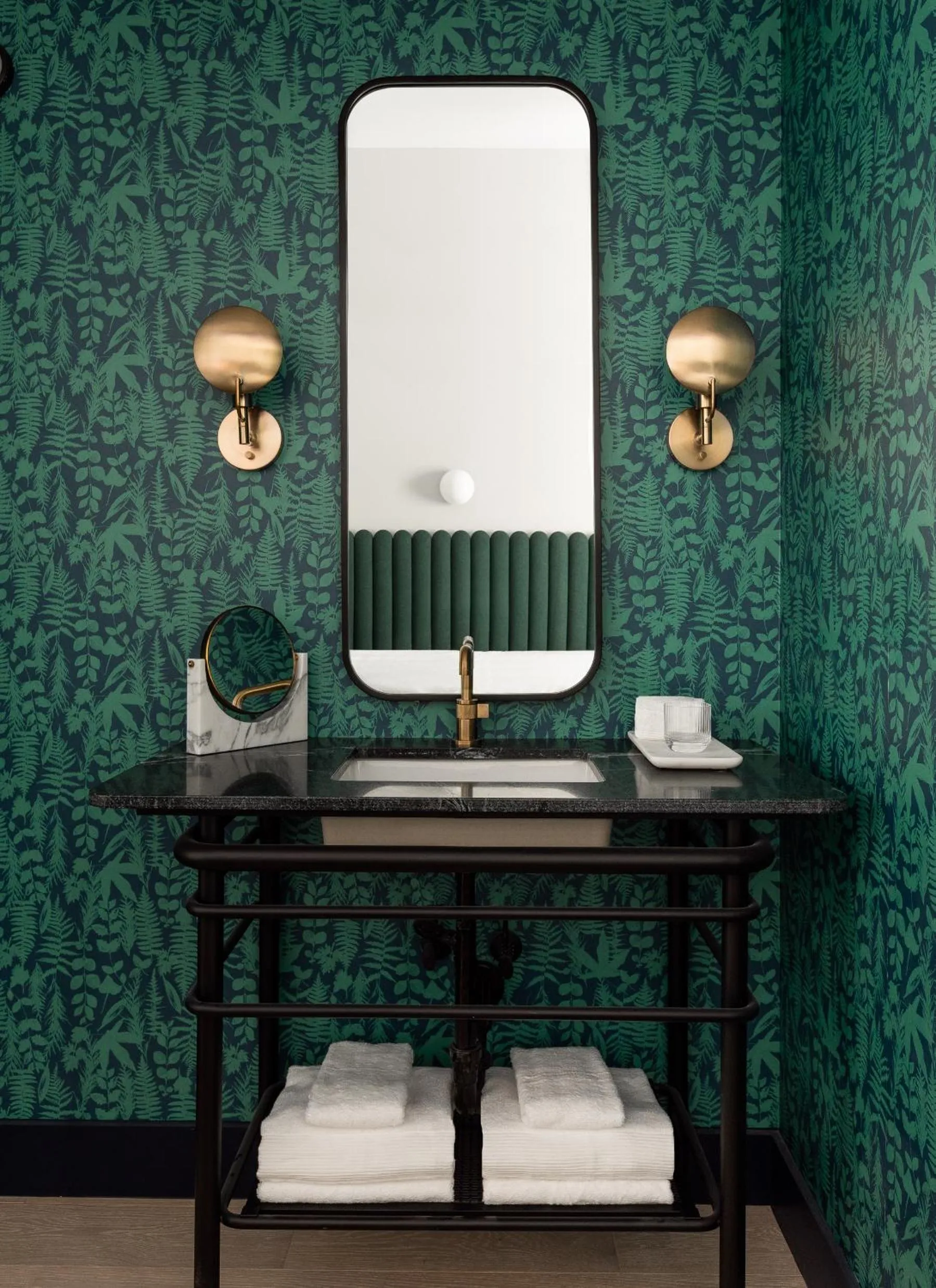 Bathroom in Woodlark Hotel Portland, a Tribute Portfolio Hotel