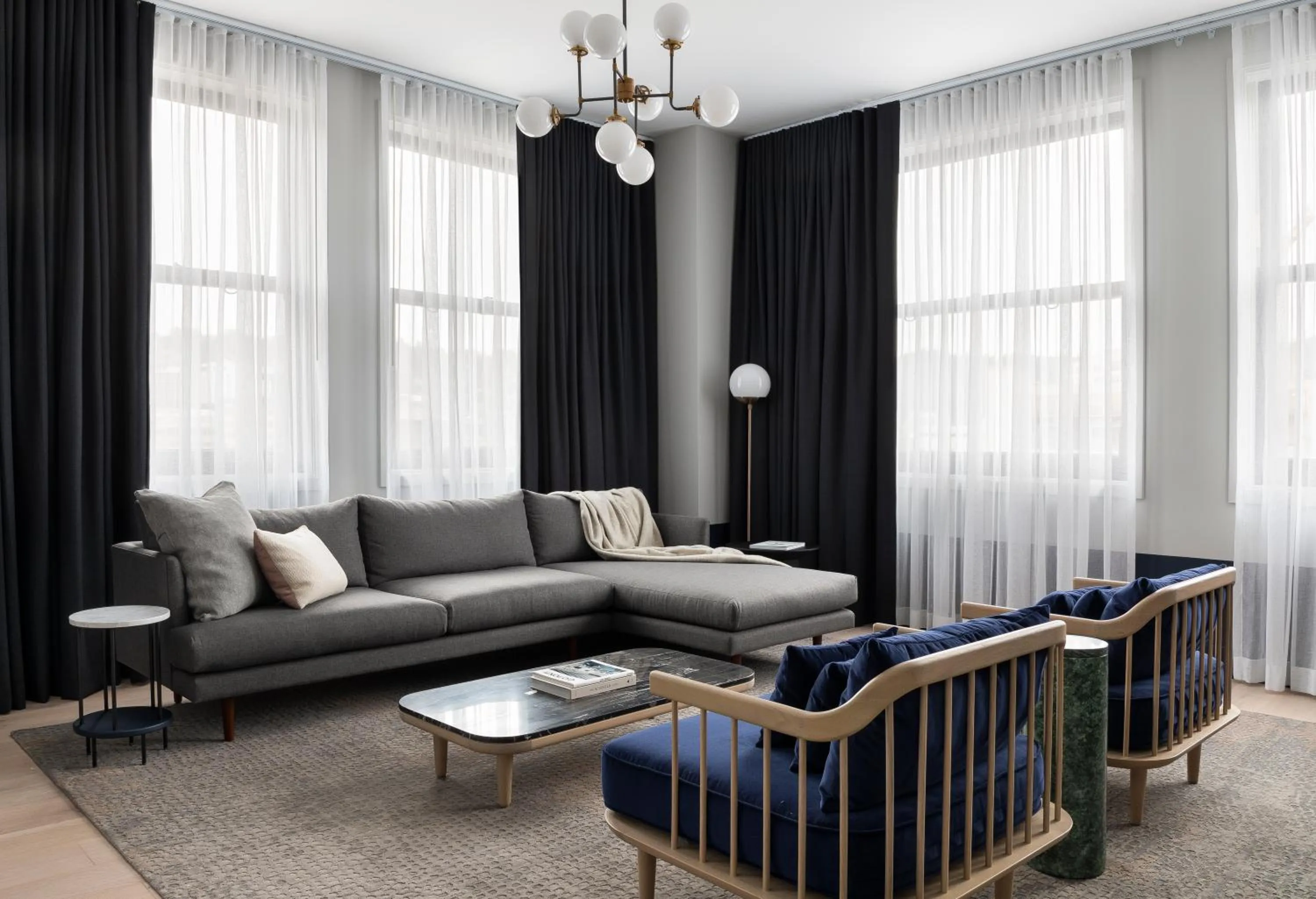 Living room in Woodlark Hotel Portland, a Tribute Portfolio Hotel