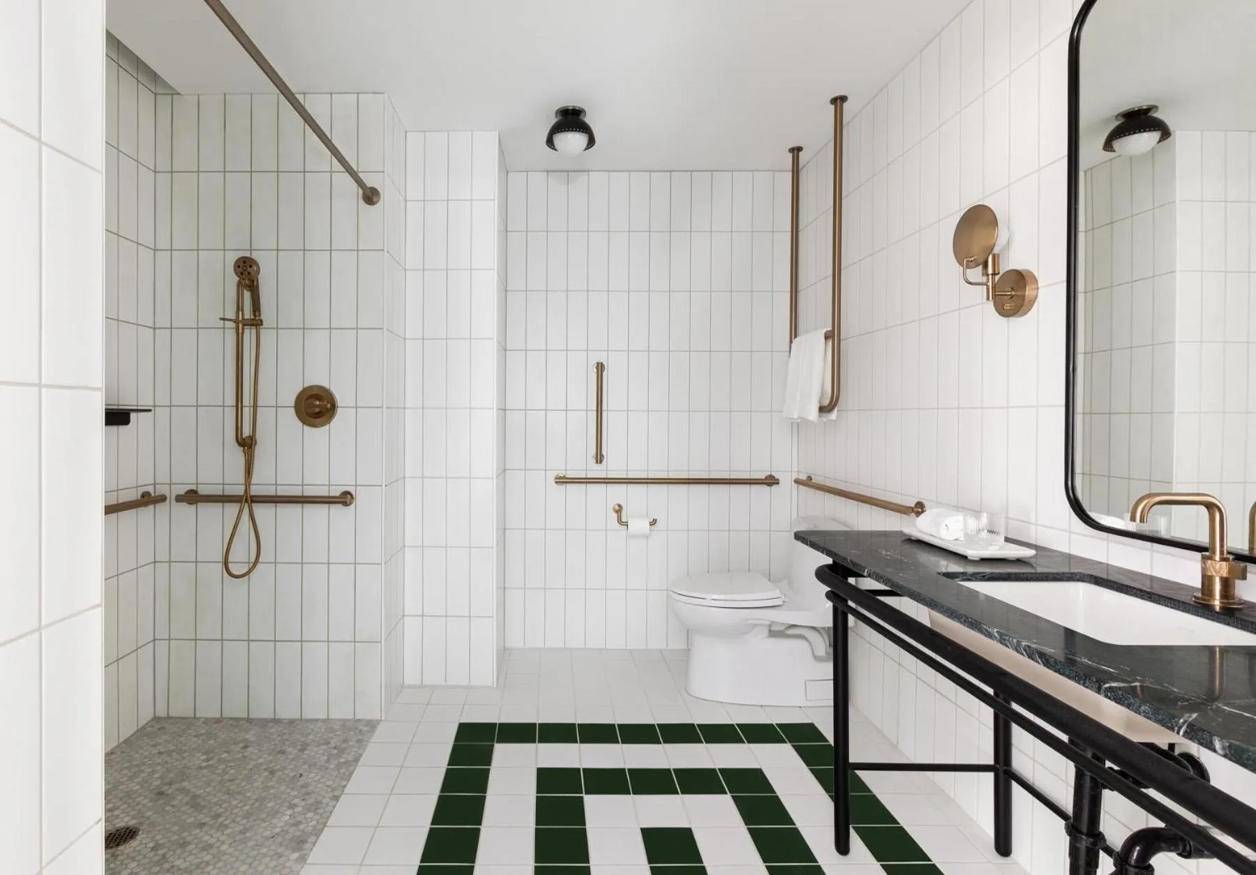 Toilet in Woodlark Hotel Portland, a Tribute Portfolio Hotel