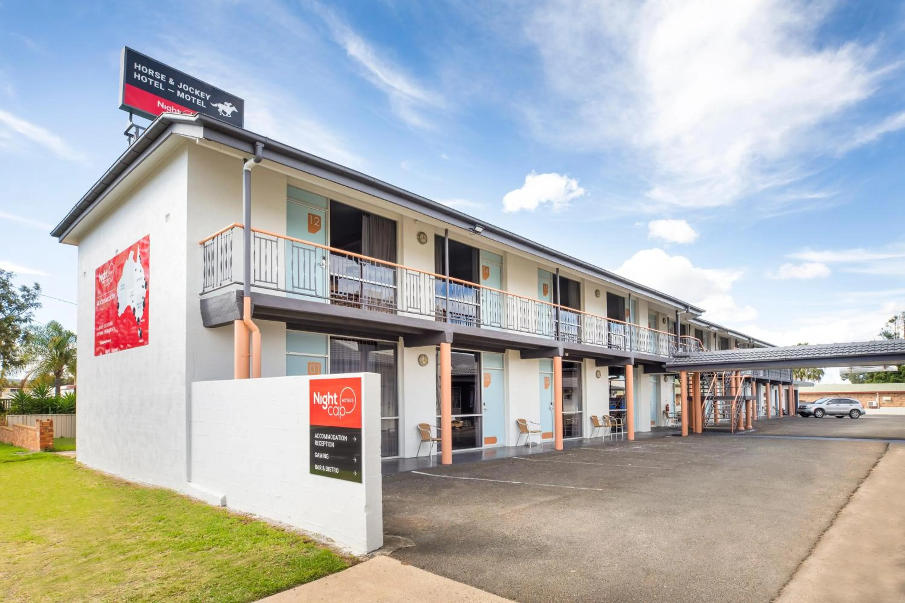 Property building in Nightcap at Horse & Jockey Hotel Warwick