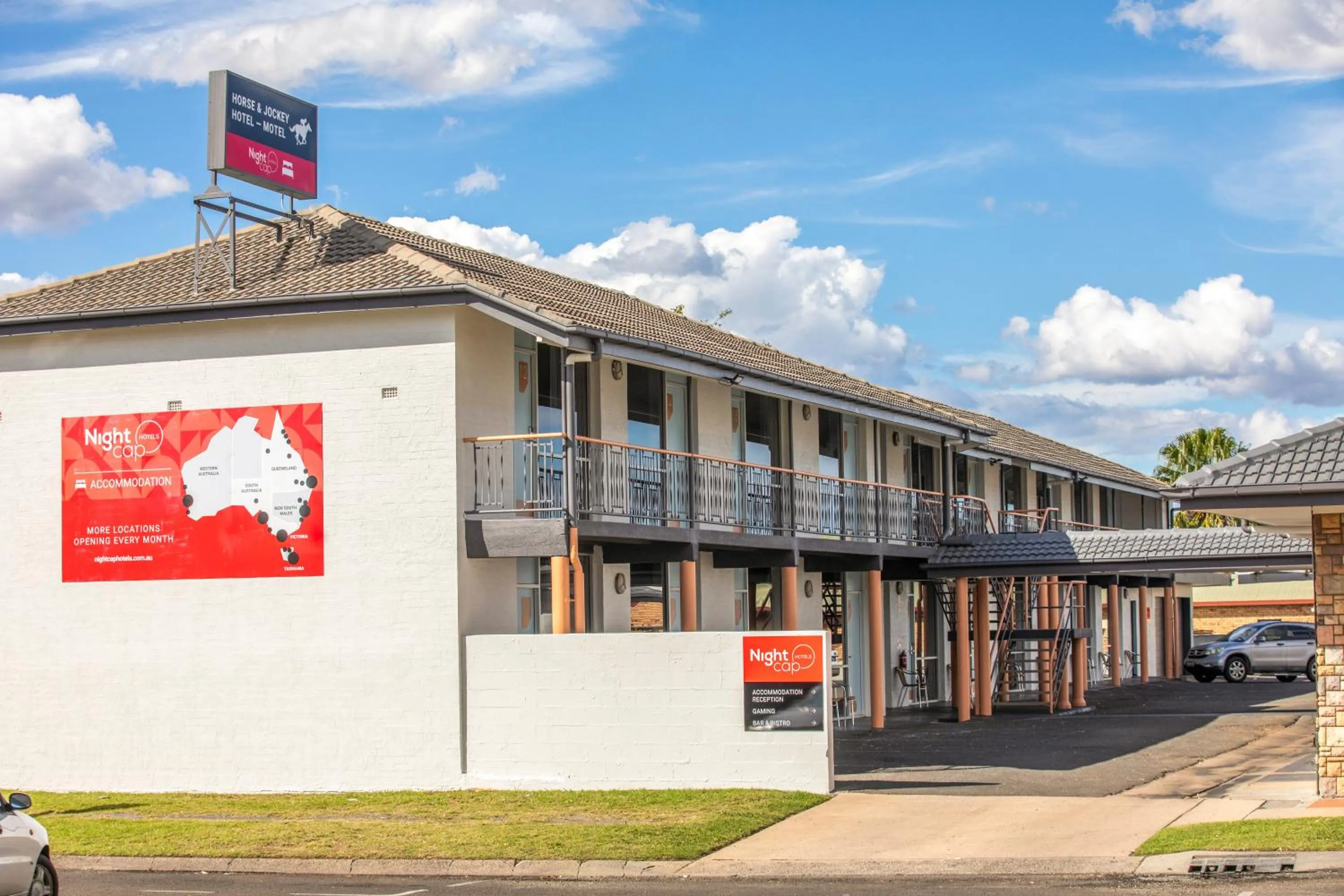 Property building in Nightcap at Horse & Jockey Hotel Warwick