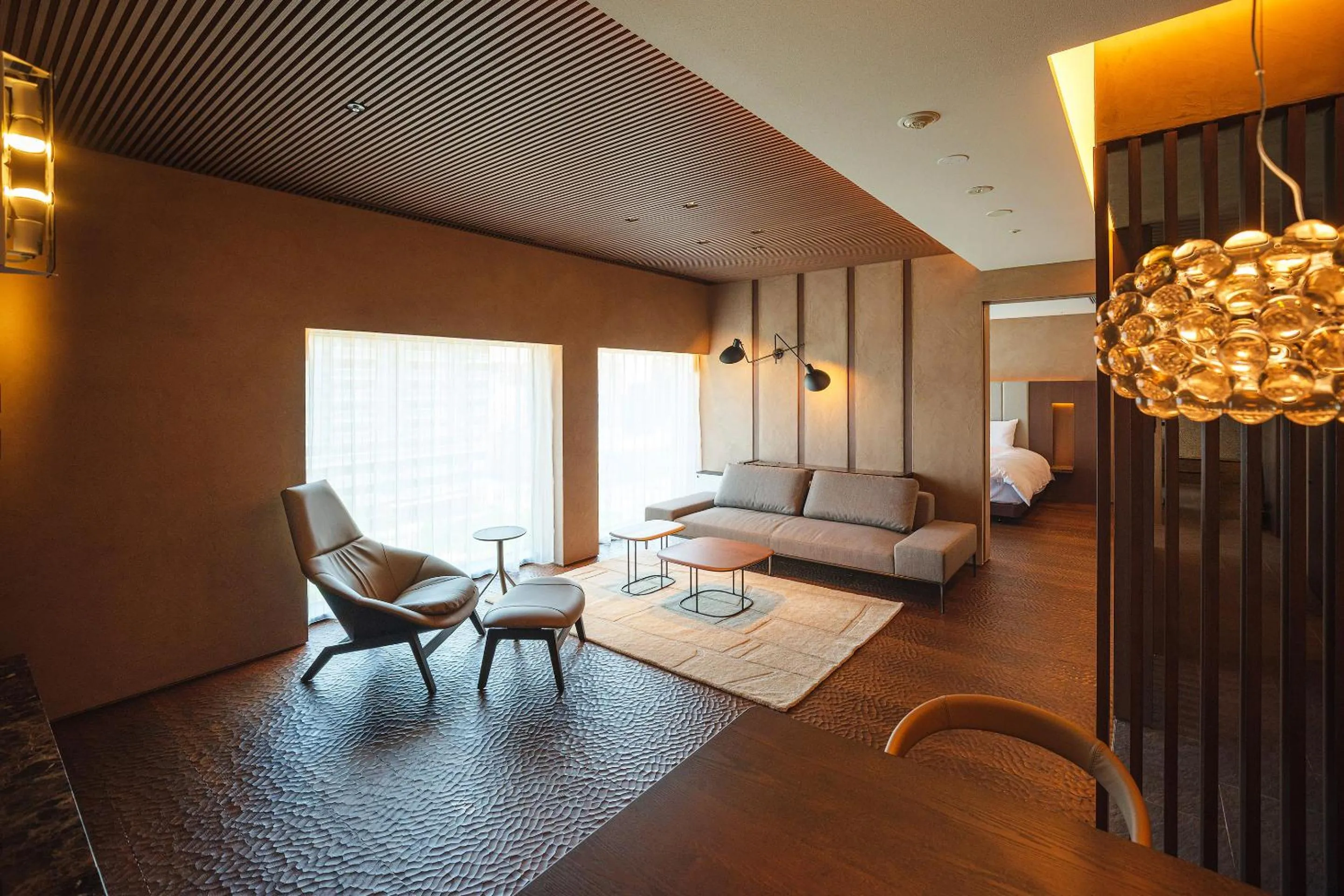 Living room, Bed in HOTEL＆SPA CENTURY MARINA HAKODATE